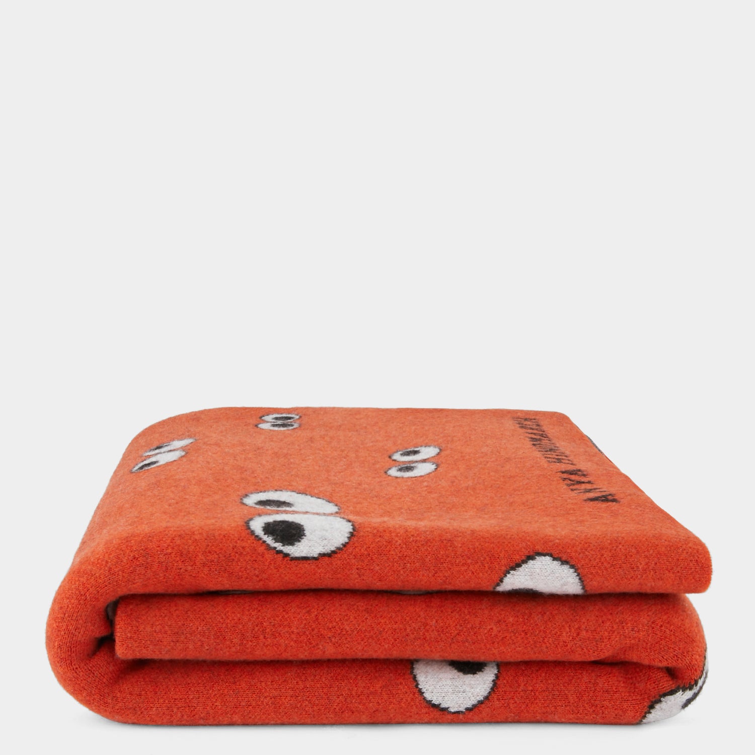 All Over Eyes Blanket -

                  
                    Lambswool in Dark Clementine -
                  

                  Anya Hindmarch UK
