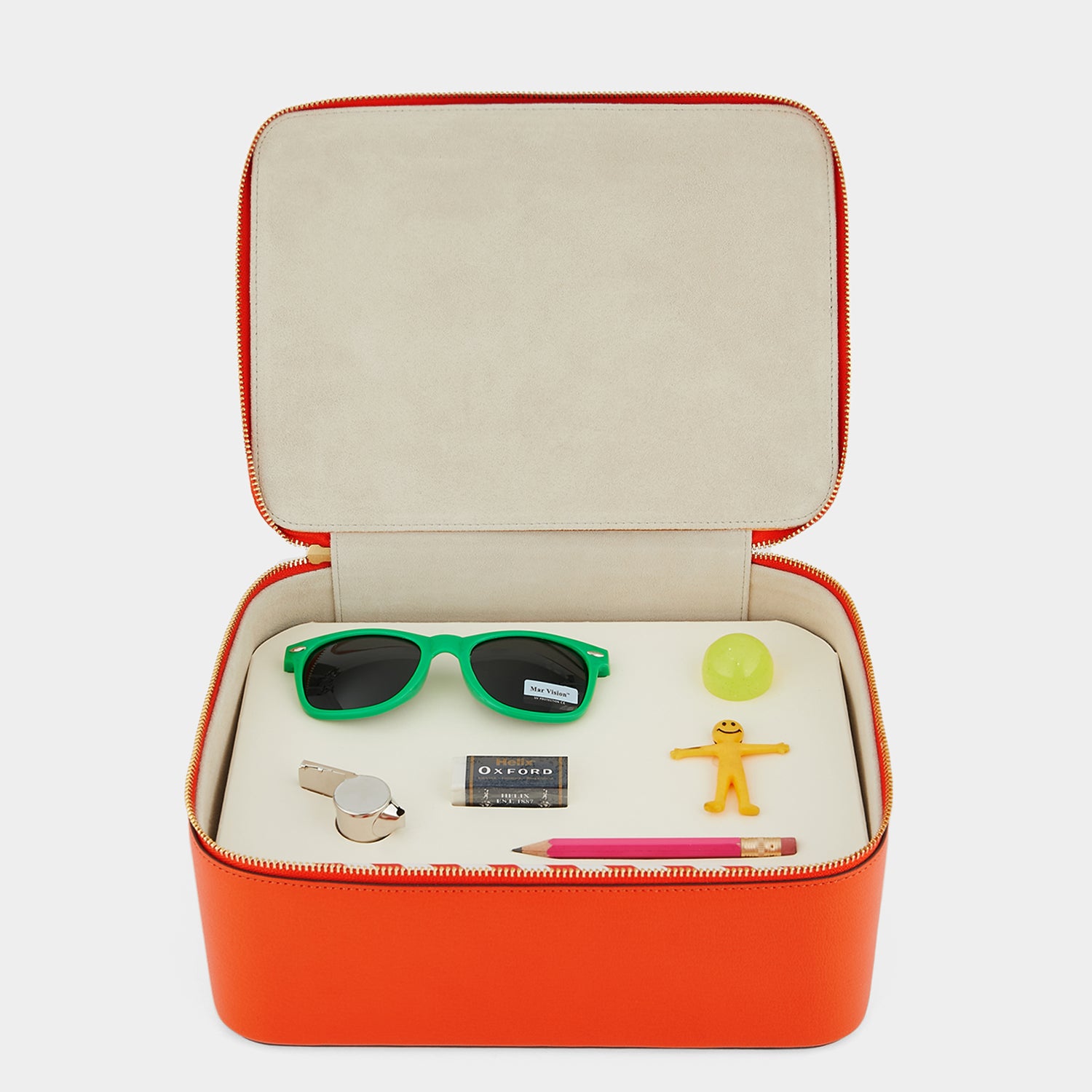 Childs Wow Box XL -

                  
                    Capra in Clementine -
                  

                  Anya Hindmarch UK
