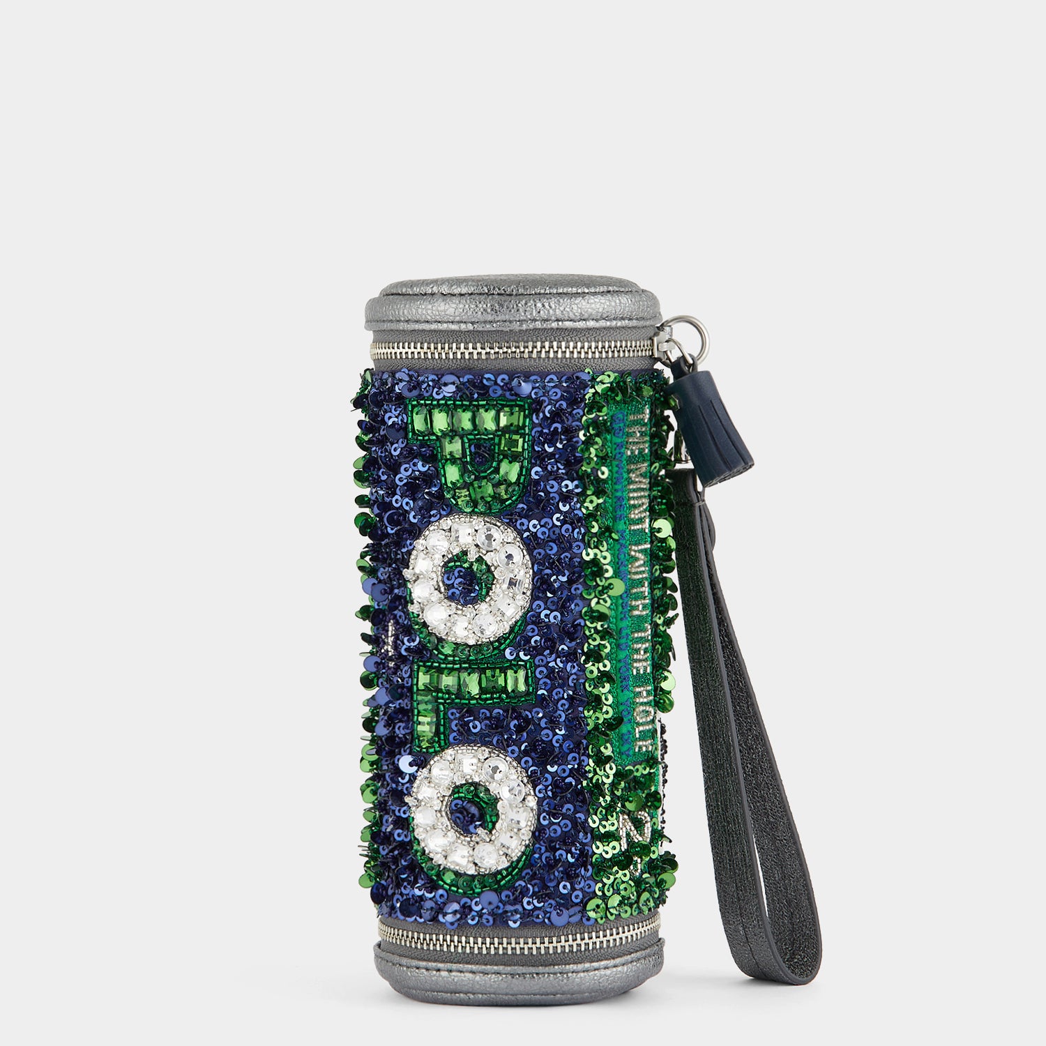 Anya Brands Polo Clutch -

                  
                    Sequins in Marine -
                  

                  Anya Hindmarch UK
