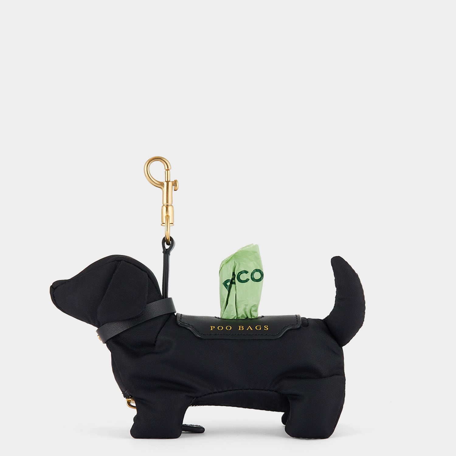 Dog Poo Bag Charm -

                  
                    Regenerated Econyl® in Black -
                  

                  Anya Hindmarch UK
