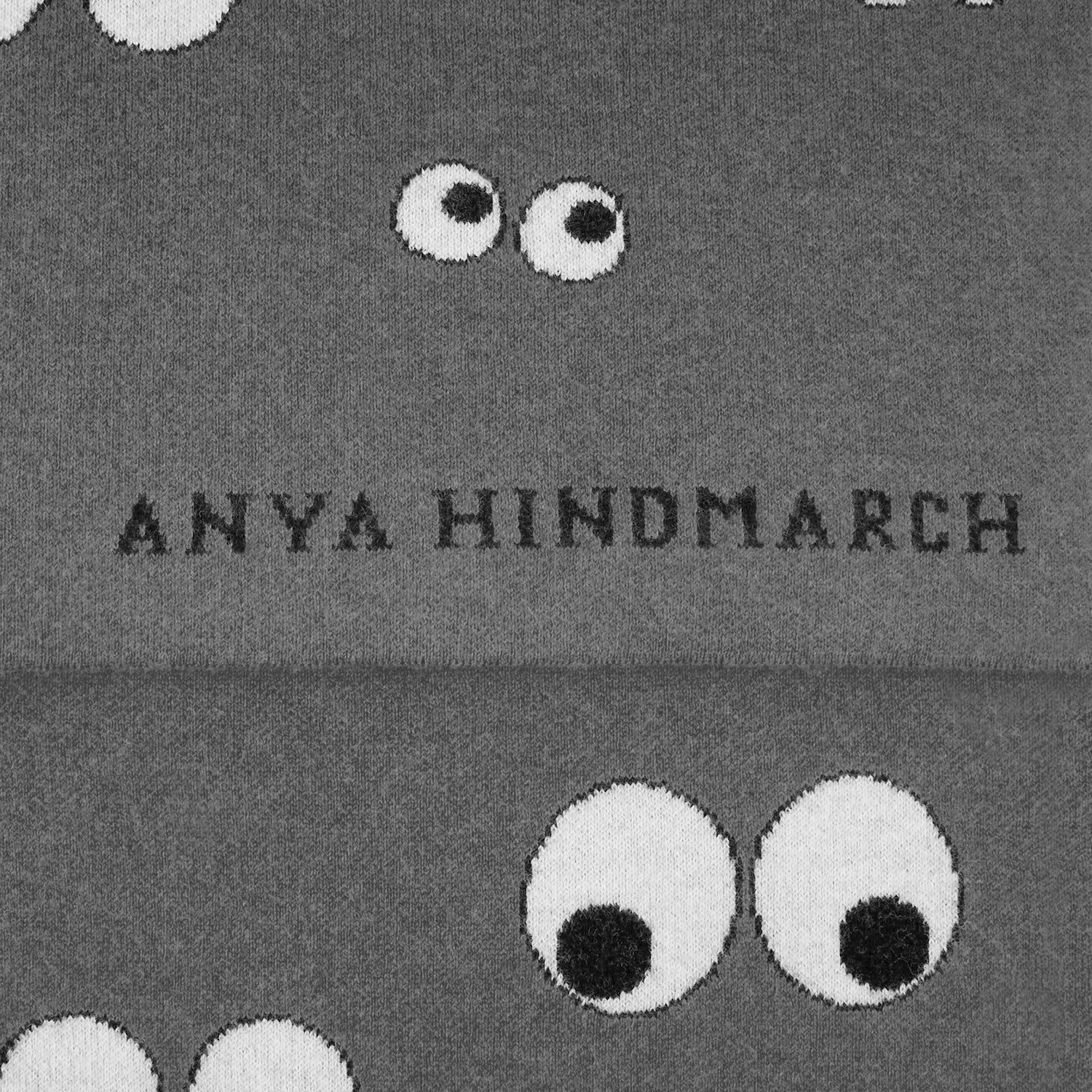 All Over Eyes Blanket -

                  
                    Lambswool in Dark Slate -
                  

                  Anya Hindmarch UK
