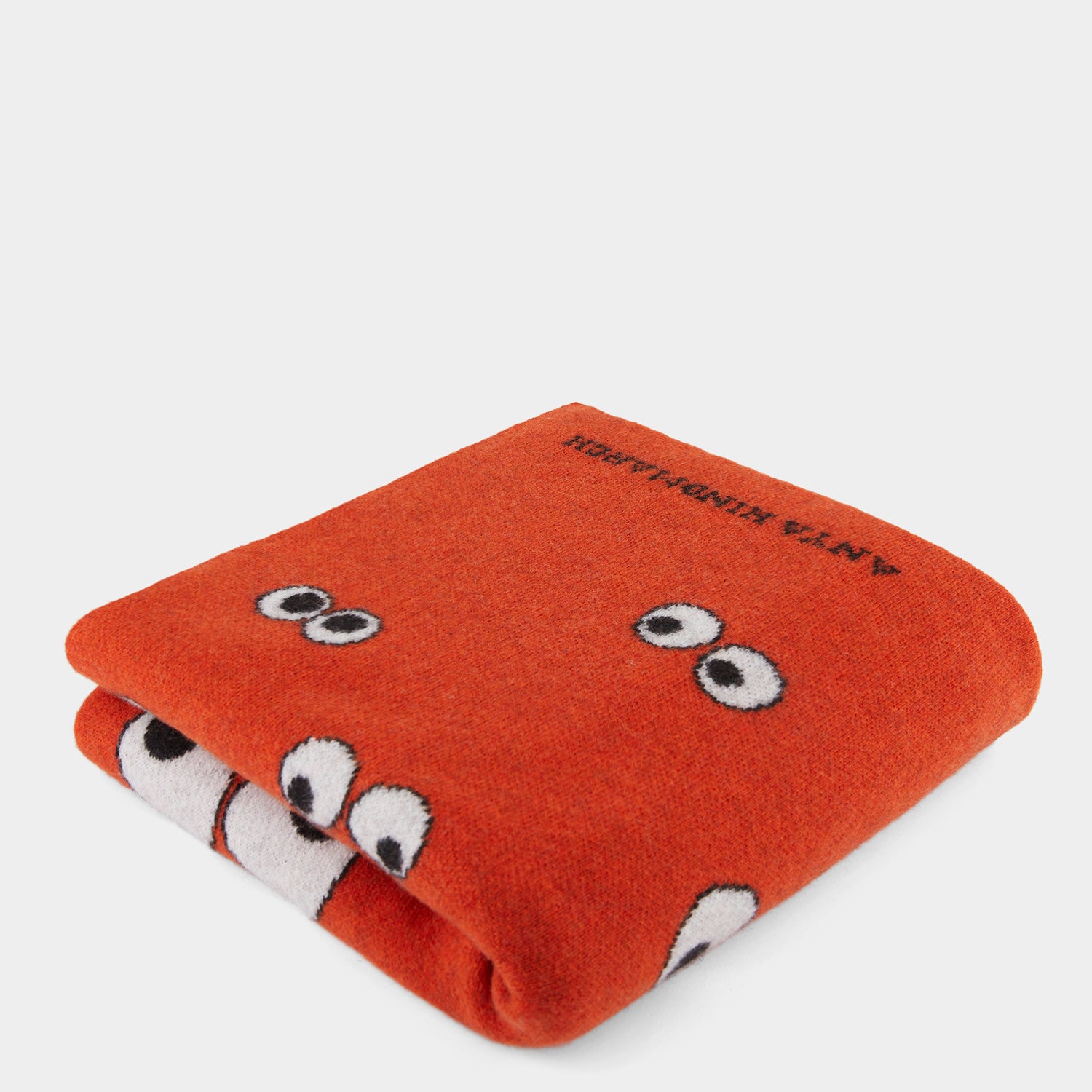 All Over Eyes Scarf -

                  
                    Lambswool in Dark Clementine -
                  

                  Anya Hindmarch UK

