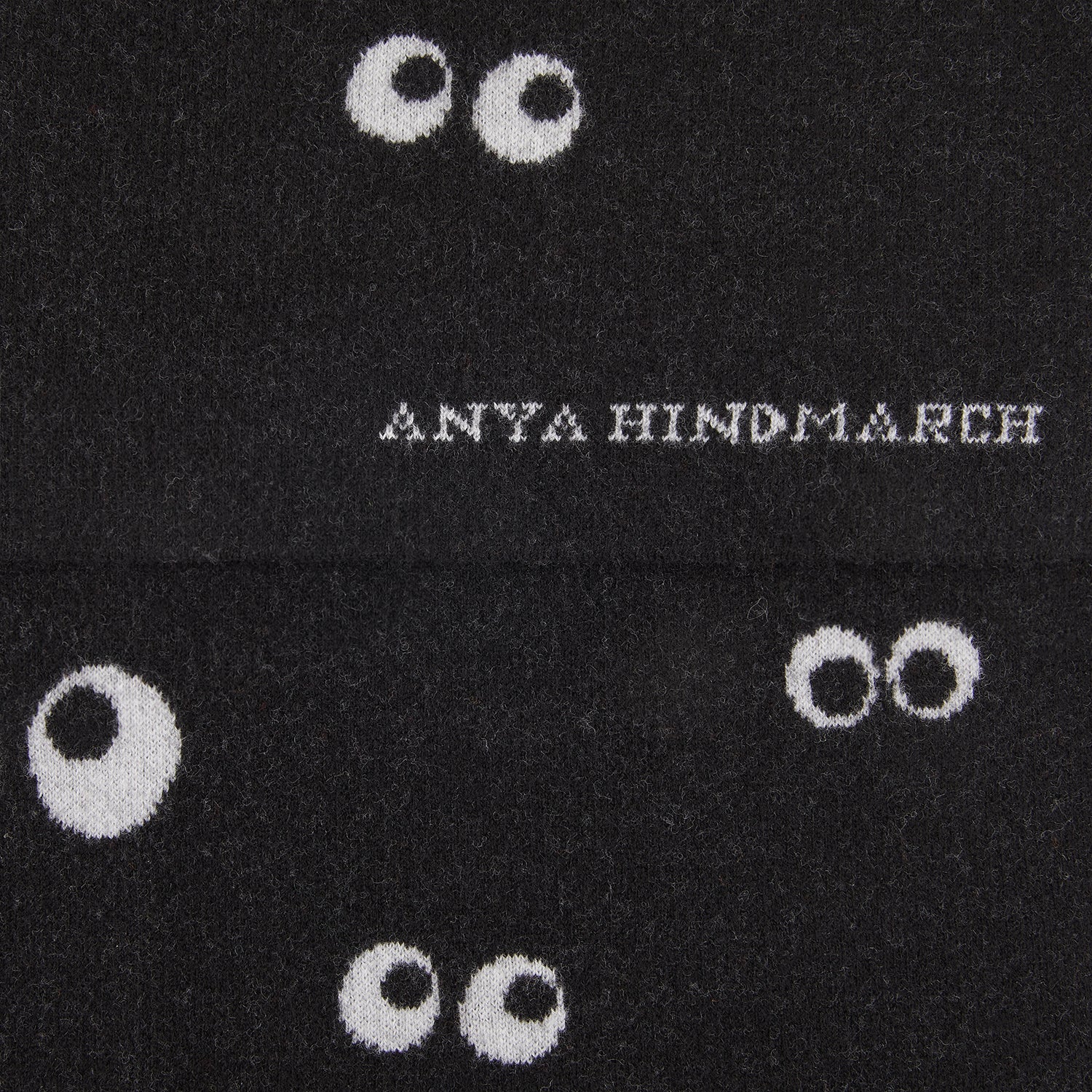 All Over Eyes Scarf -

                  
                    Black Lambswool Eyes Black -
                  

                  Anya Hindmarch UK
