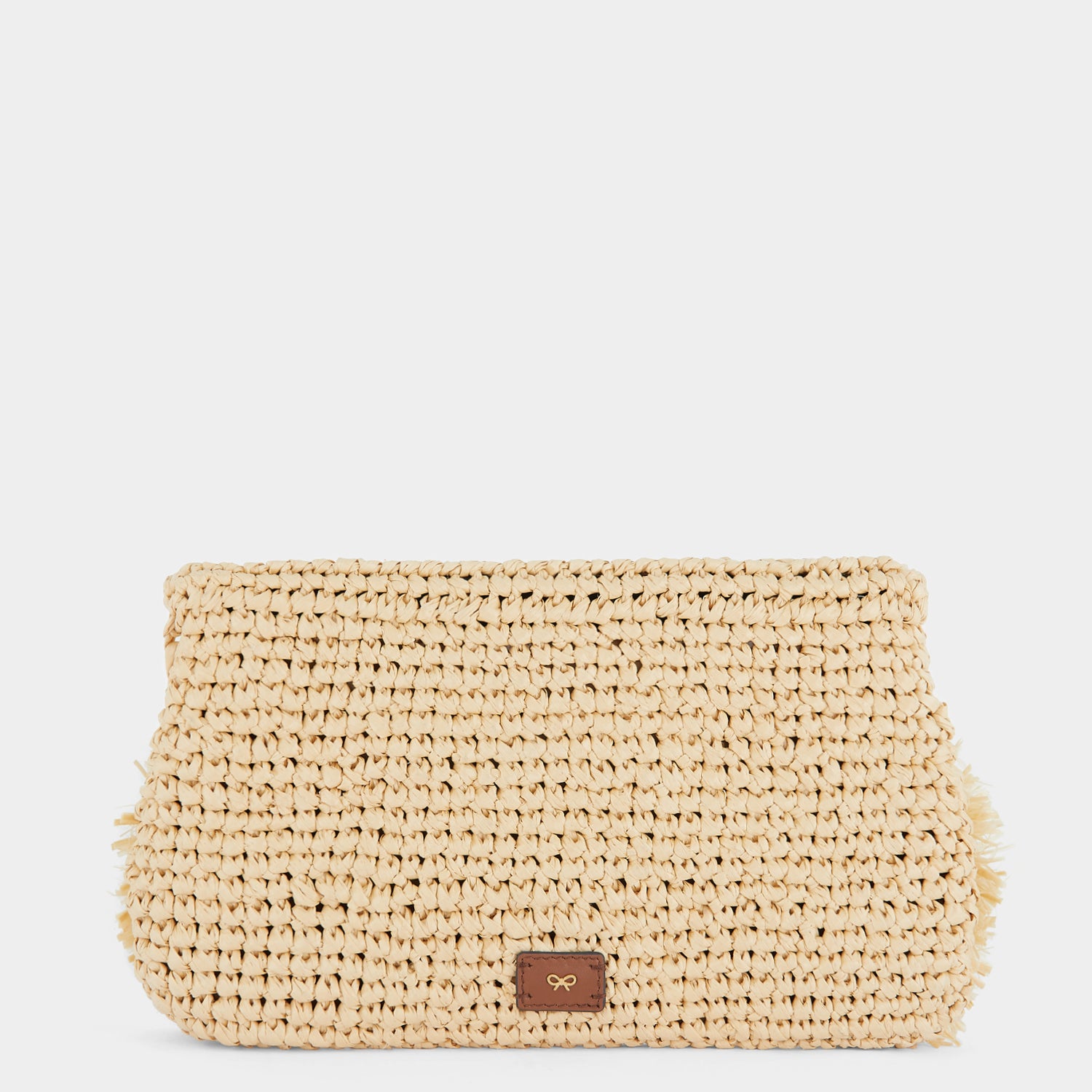 Raffia Bow Clutch -

                  
                    Raffia in Natural -
                  

                  Anya Hindmarch UK
