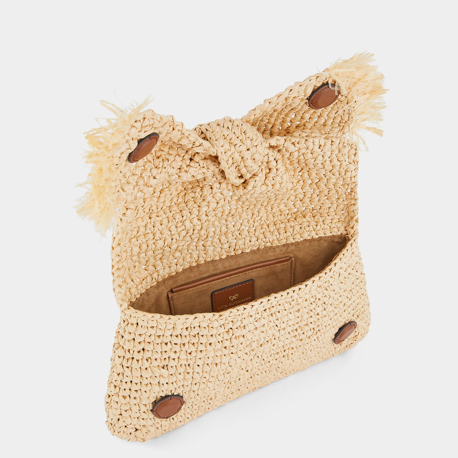 Raffia Bow Clutch -

                  
                    Raffia in Natural -
                  

                  Anya Hindmarch UK
