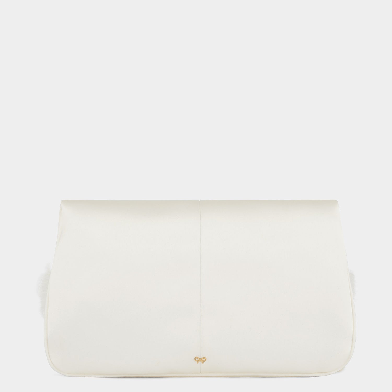 Bow Clutch -

          
            Double Satin in Ivory -
          

          Anya Hindmarch UK
