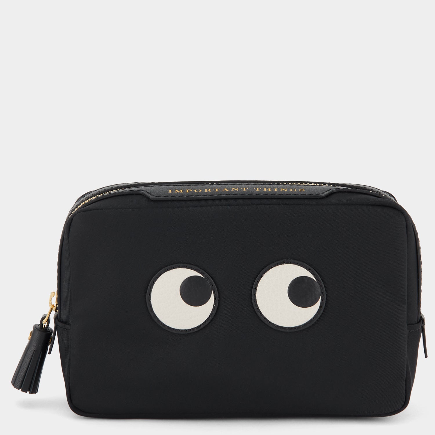 Eyes Important Things Pouch -

                  
                    ECONYL® Regenerated Nylon in Black -
                  

                  Anya Hindmarch UK
