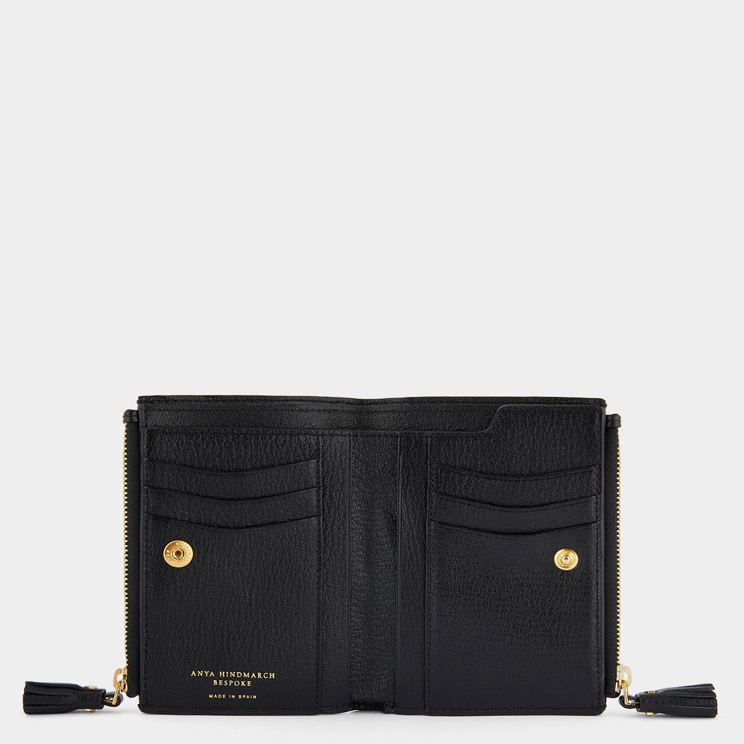 Small Double Zip Wallet -

                  
                    Capra in Black -
                  

                  Anya Hindmarch UK
