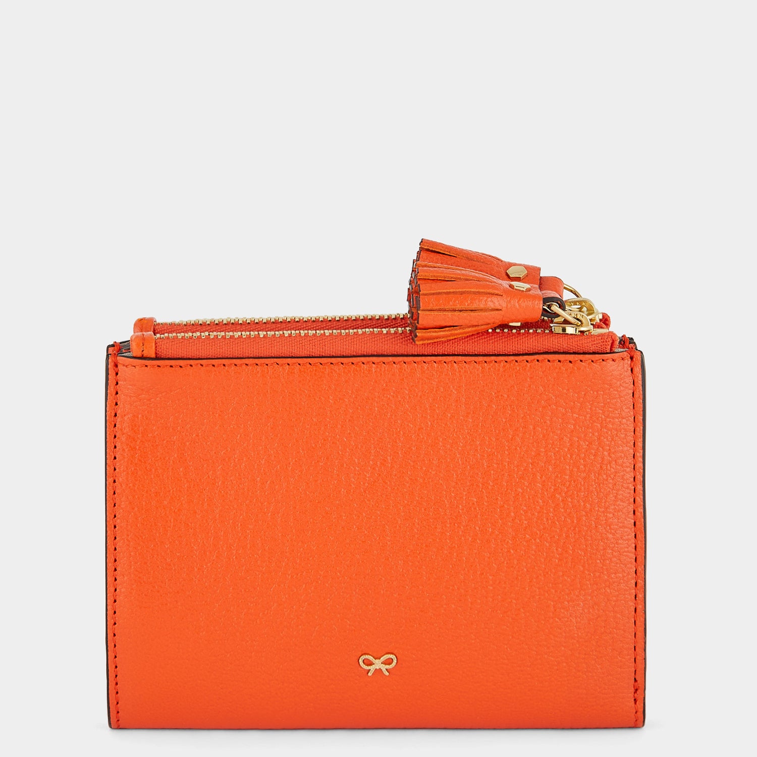 Small Double Zip Wallet -

                  
                    Capra in Clementine -
                  

                  Anya Hindmarch UK
