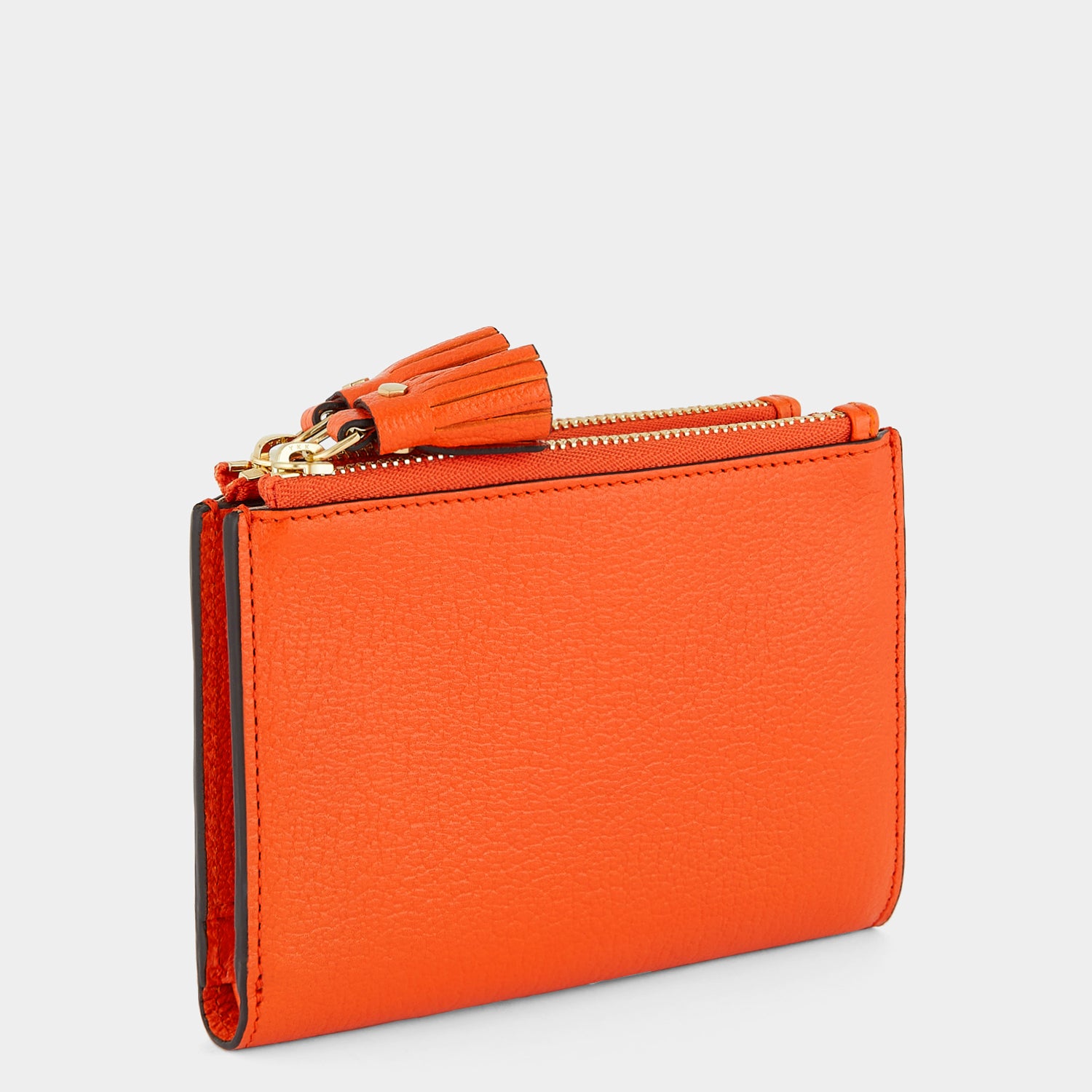 Small Double Zip Wallet -

                  
                    Capra in Clementine -
                  

                  Anya Hindmarch UK
