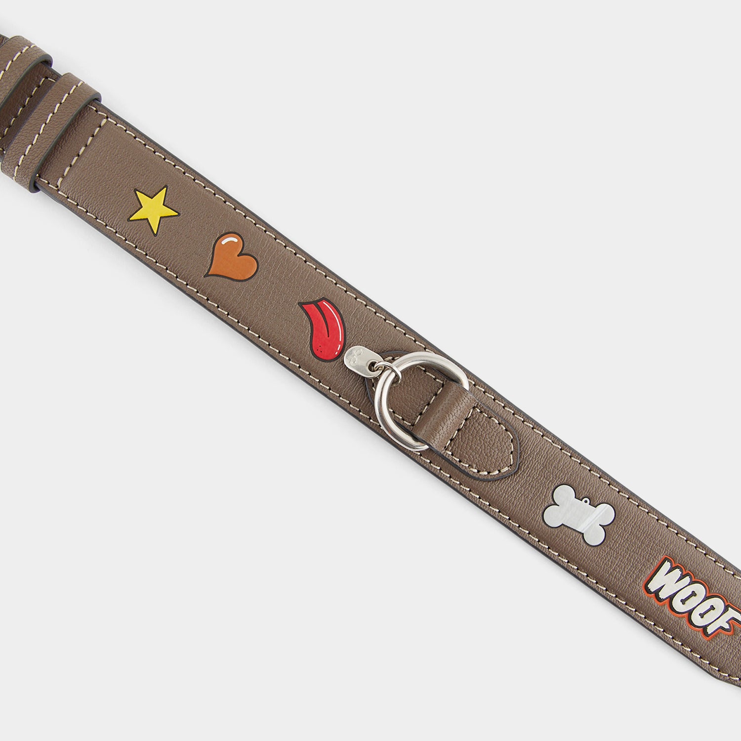 Large Dog Collar -

                  
                    Grainy Capra in Medium Grey -
                  

                  Anya Hindmarch UK
