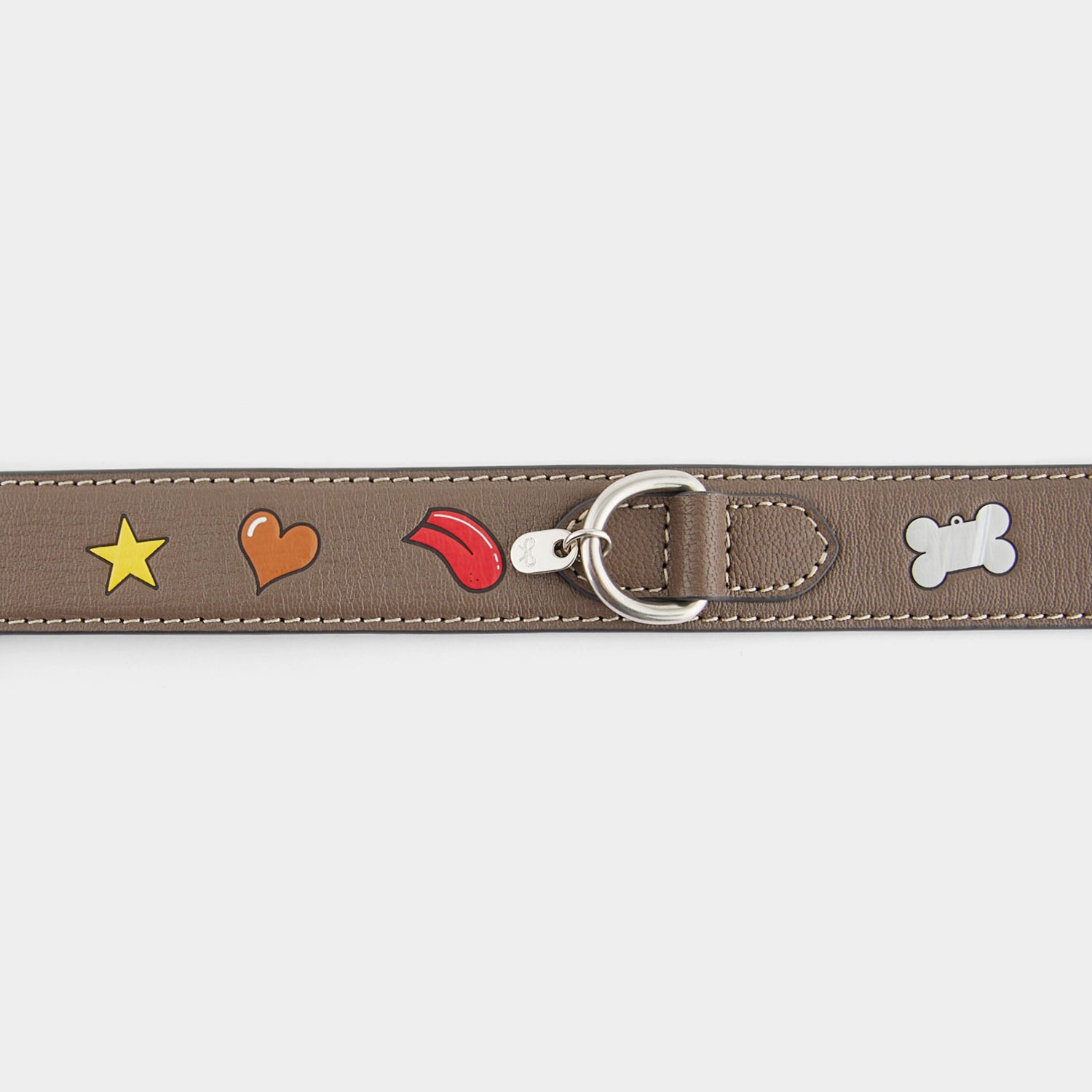Large Dog Collar -

                  
                    Grainy Capra in Medium Grey -
                  

                  Anya Hindmarch UK
