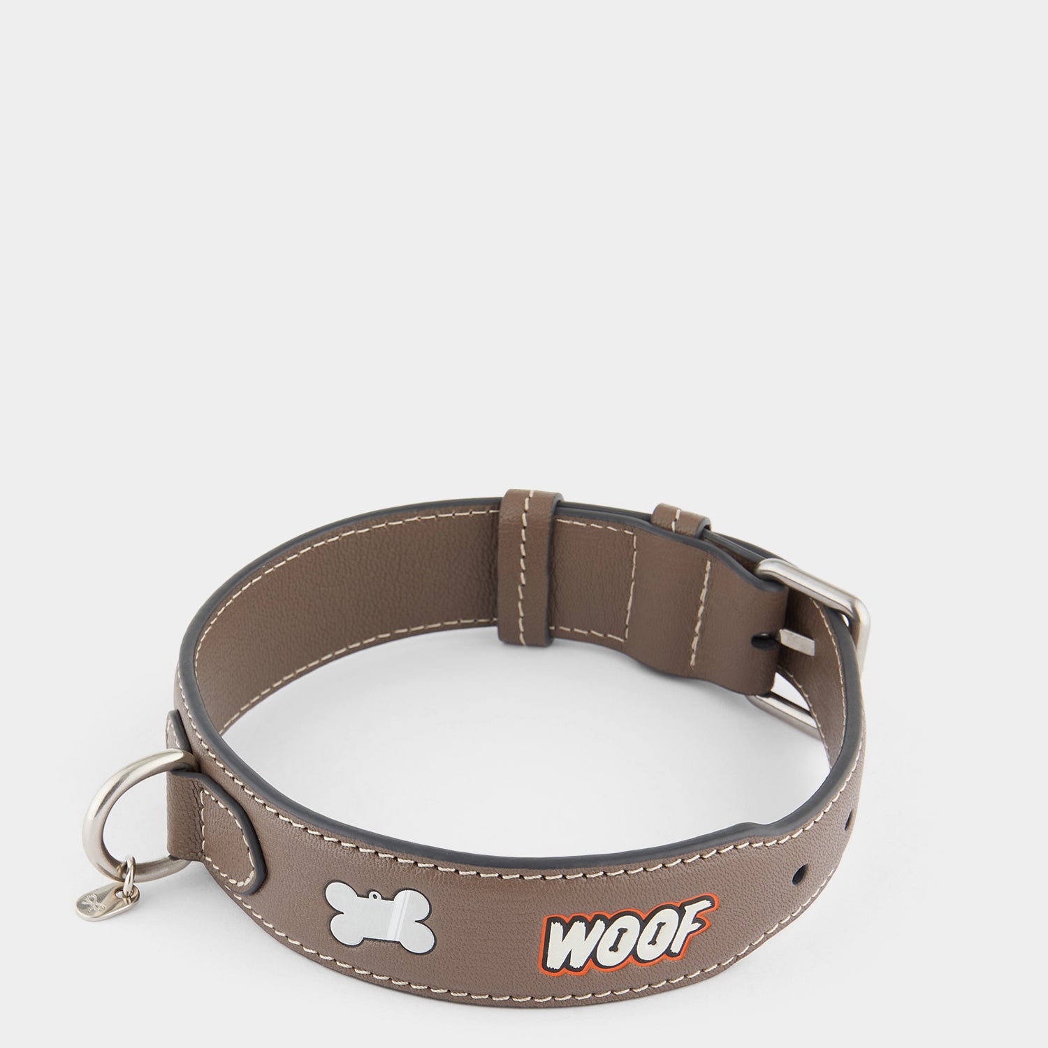 Large Dog Collar -

                  
                    Grainy Capra in Medium Grey -
                  

                  Anya Hindmarch UK
