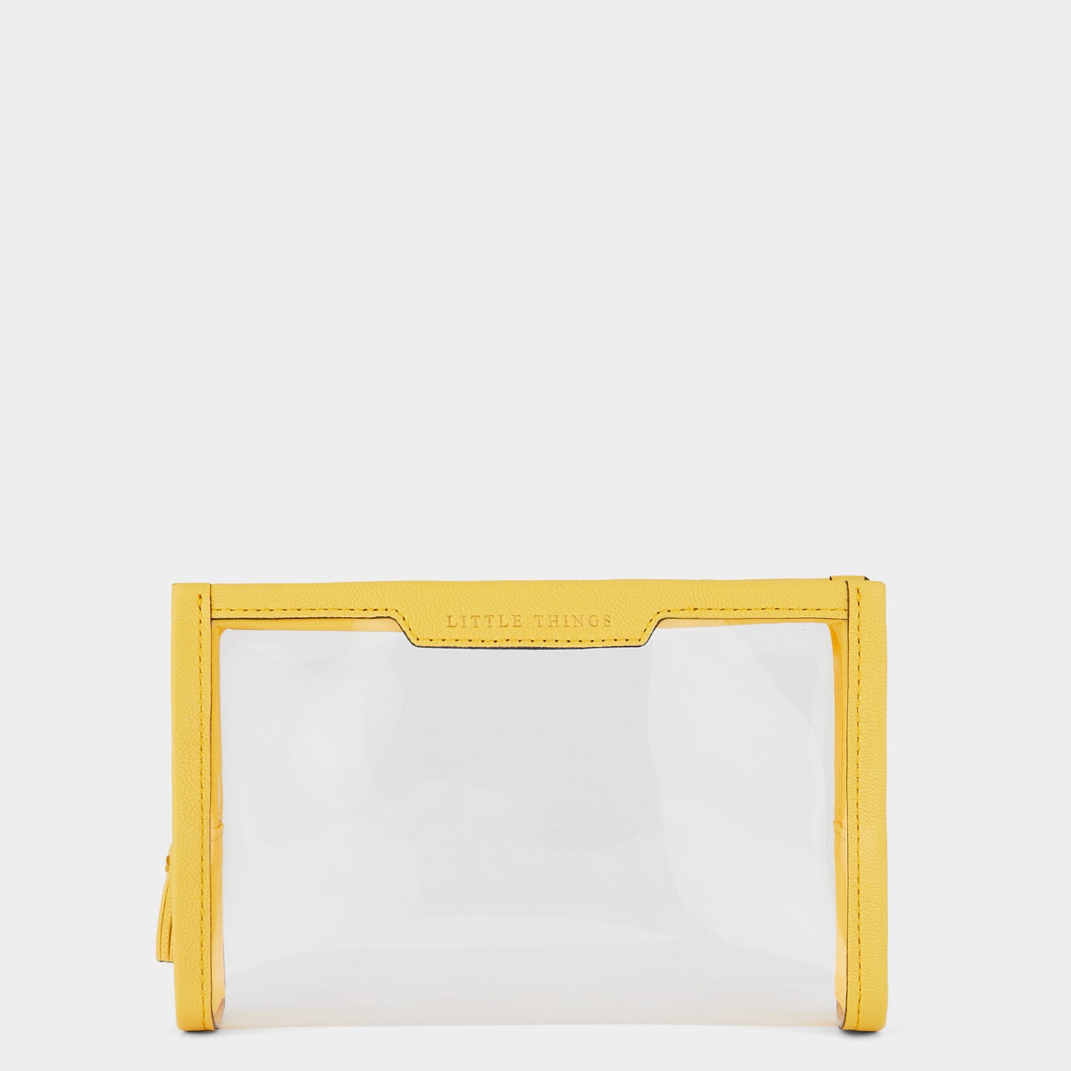 Little Things Pouch -

                  
                    Capra Leather in Yellow -
                  

                  Anya Hindmarch UK
