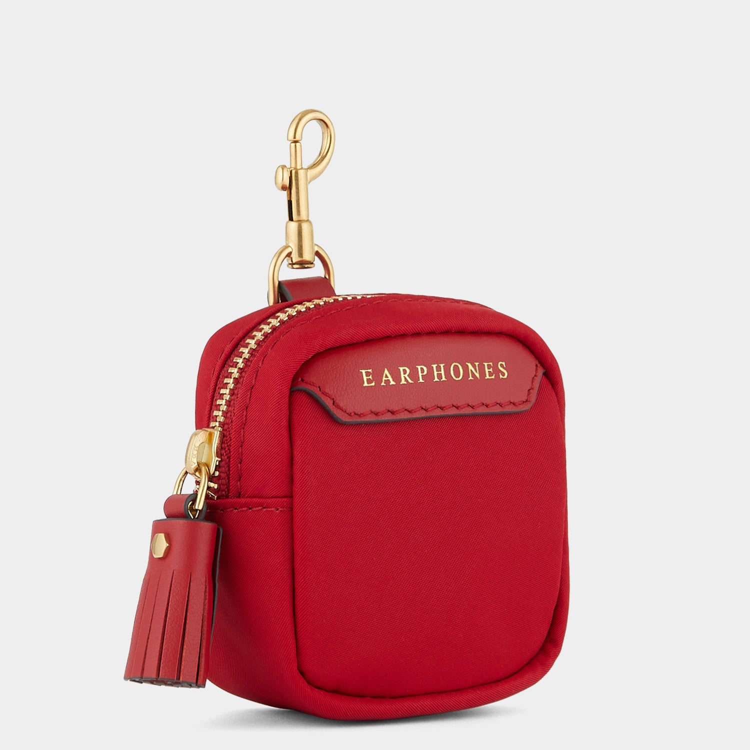 Earphones Pouch -

                  
                    Regenerated ECONYL® in Red -
                  

                  Anya Hindmarch UK
