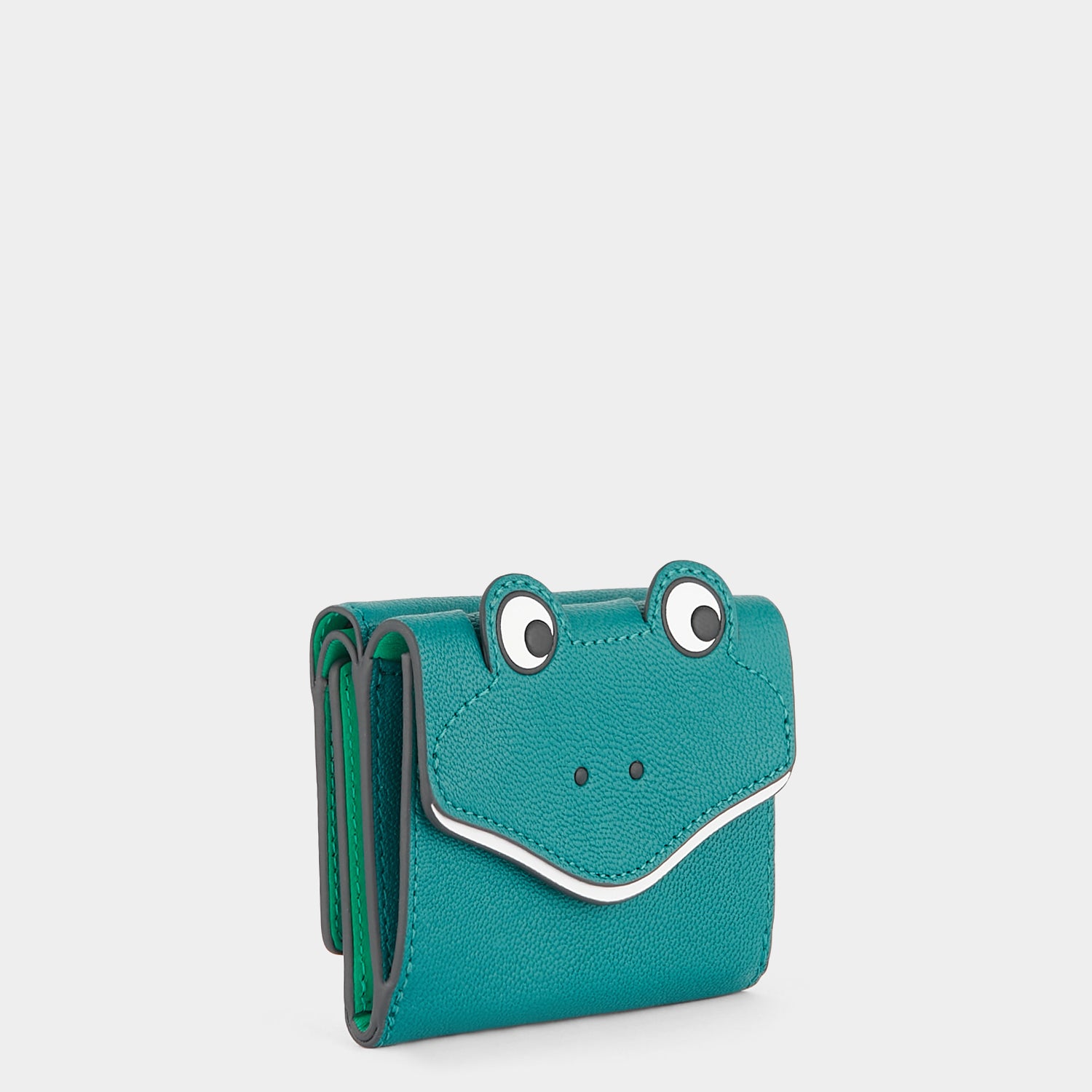 Frog Mini Trifold -

                  
                    Capra Leather in Viridian -
                  

                  Anya Hindmarch UK
