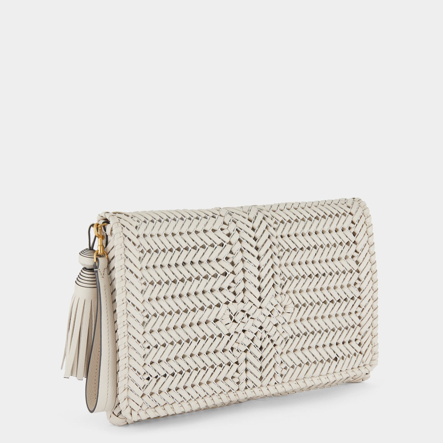 Neeson Tassel Clutch Large -

                  
                    Capra in Chalk -
                  

                  Anya Hindmarch UK
