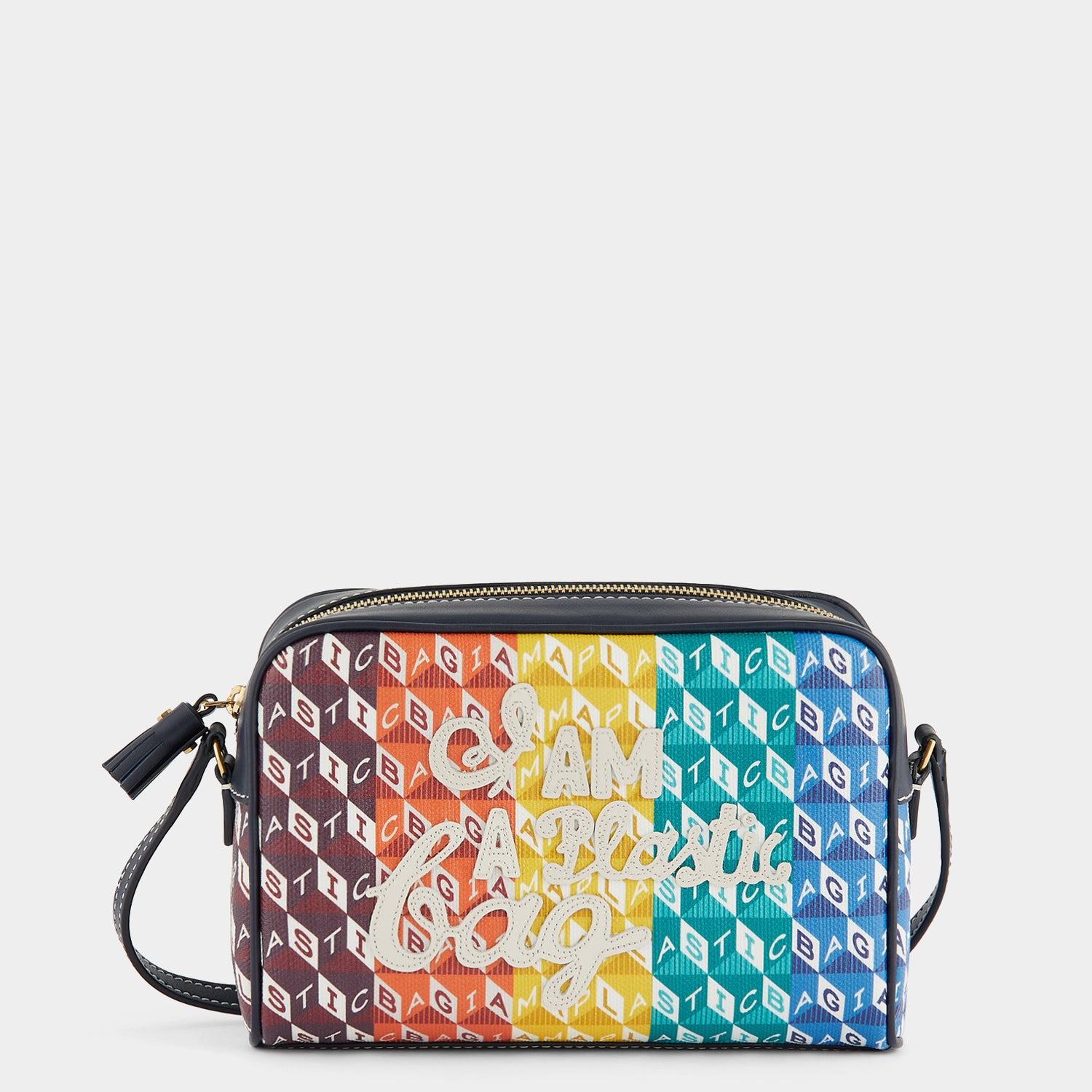 I Am A Plastic Bag Cross-body -

                  
                    Recycled Canvas in Rainbow -
                  

                  Anya Hindmarch UK
