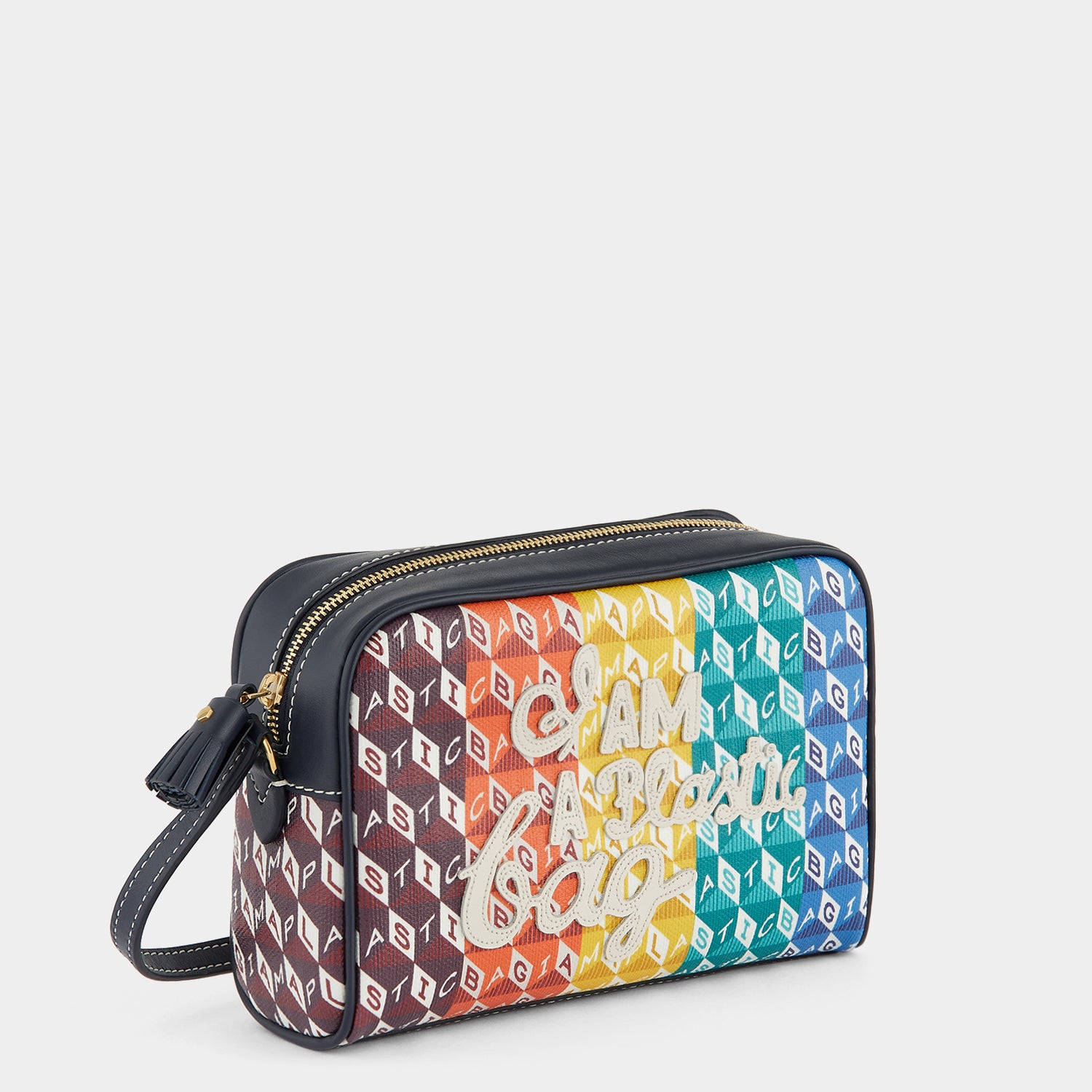 I Am A Plastic Bag Cross-body -

                  
                    Recycled Canvas in Rainbow -
                  

                  Anya Hindmarch UK
