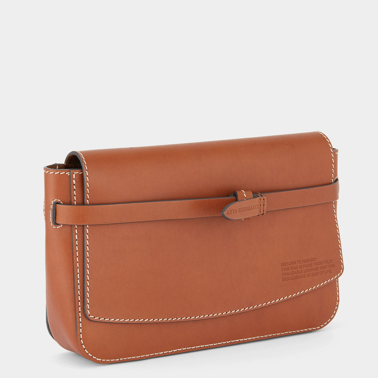 Return to Nature Clutch -

                  
                    Compostable Leather in Tan -
                  

                  Anya Hindmarch UK
