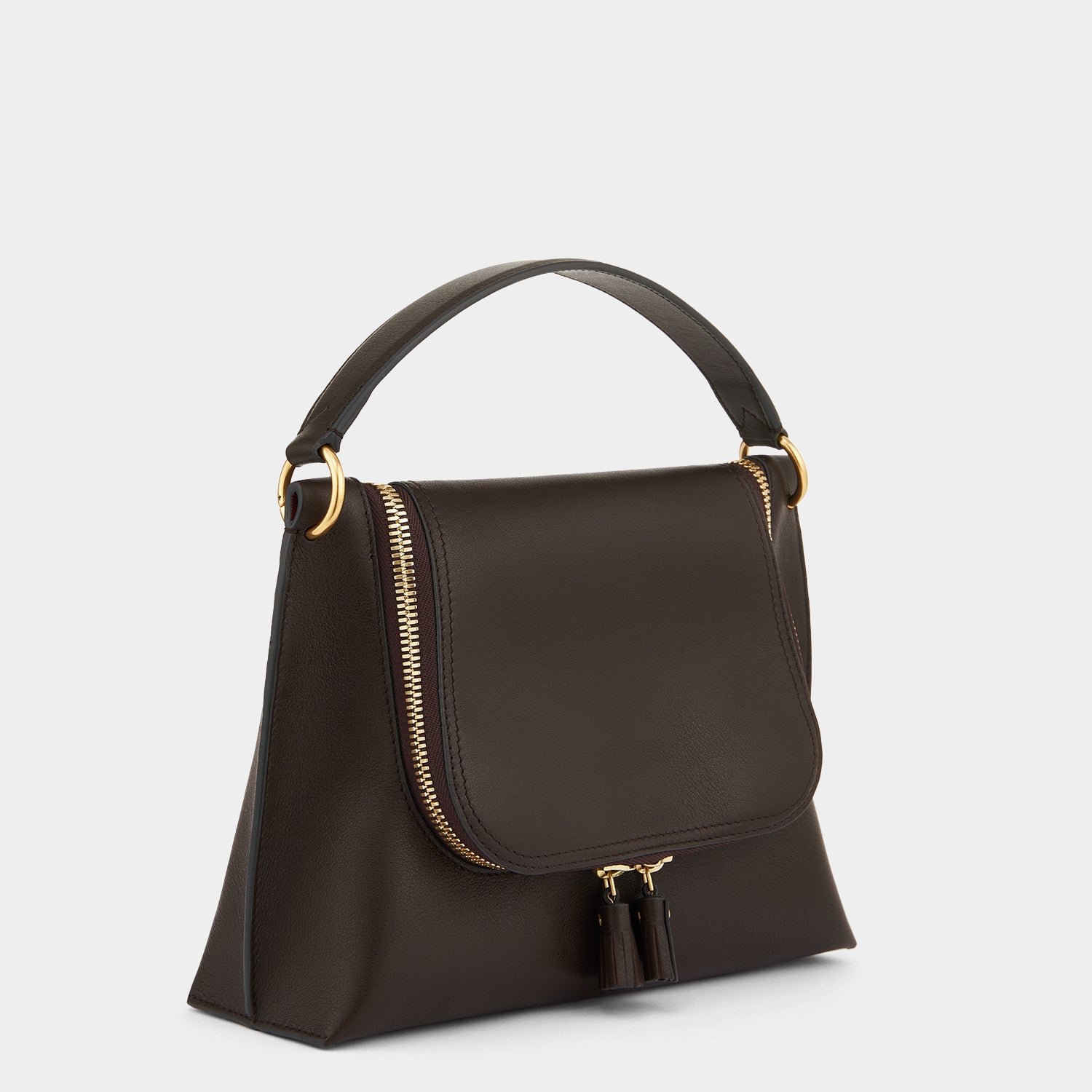Vere Slouchy Cross-body -

                  
                    Flat Leather in Coffee -
                  

                  Anya Hindmarch UK
