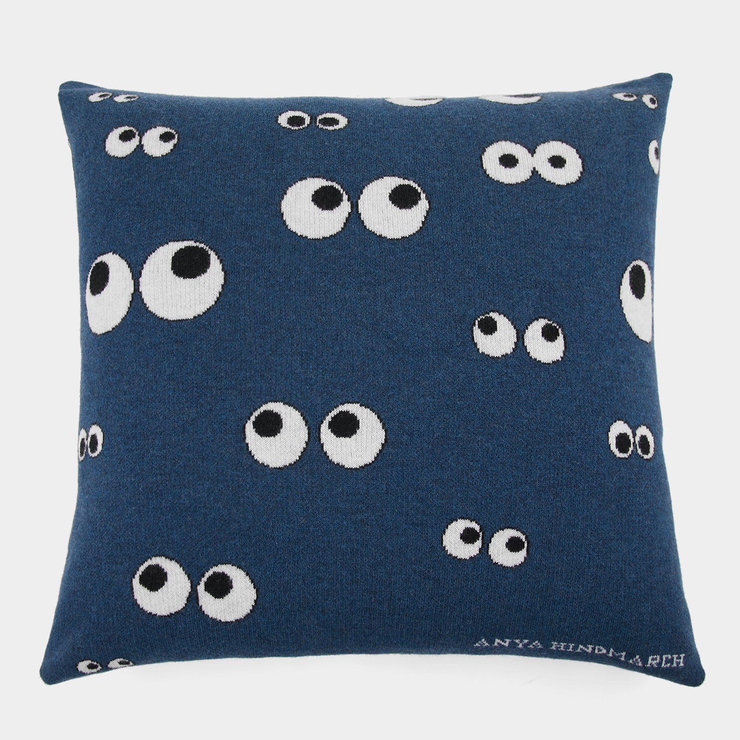 All Over Eyes Cushion -

                  
                    Lambswool in Petrol -
                  

                  Anya Hindmarch UK
