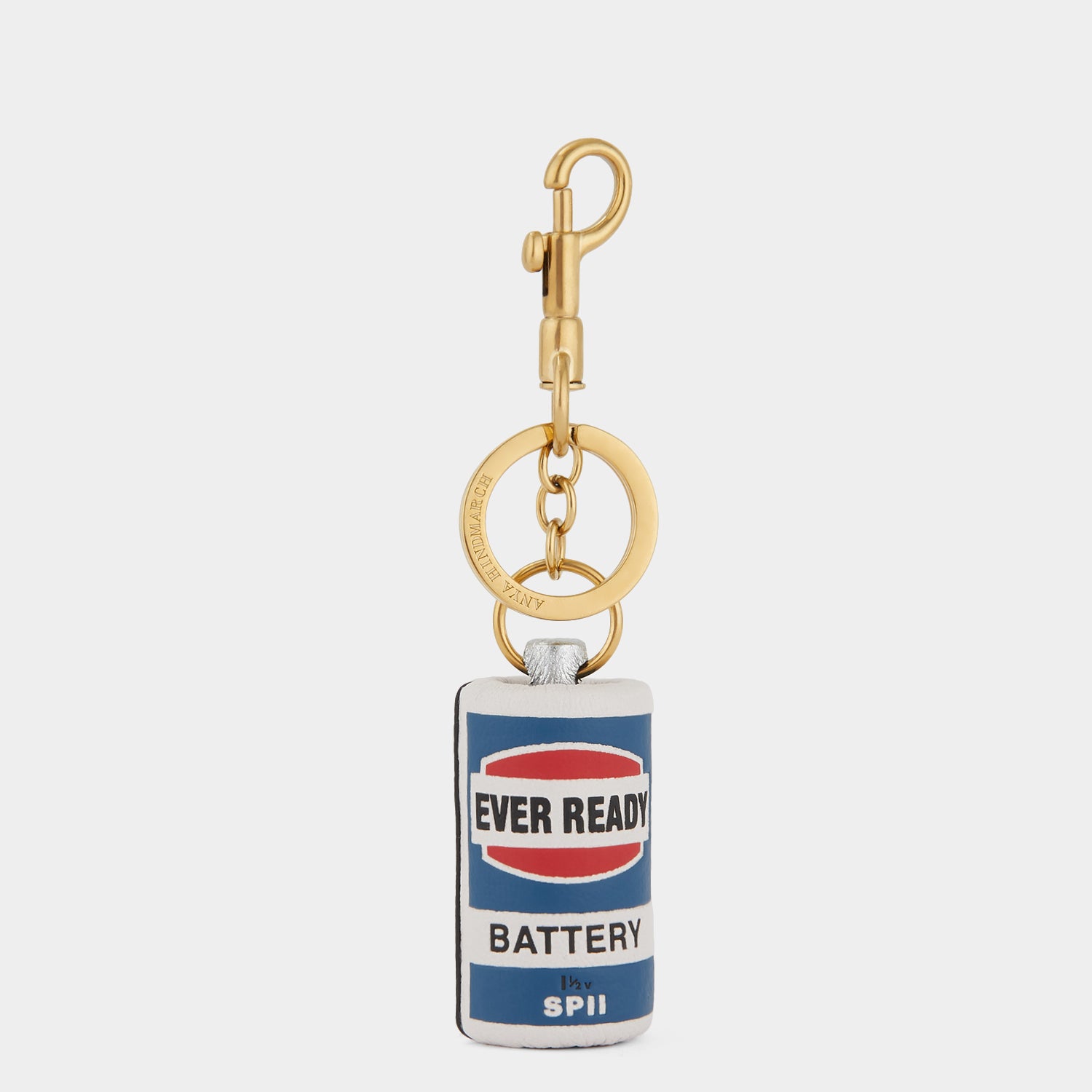 Ever Ready Battery Charm -

                  
                    Shiny Capra in White -
                  

                  Anya Hindmarch UK
