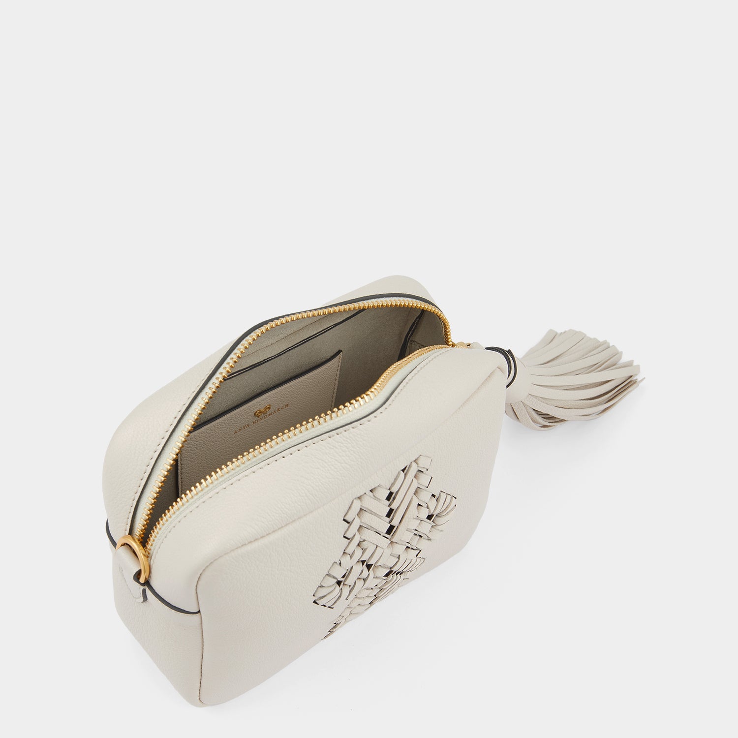 Neeson Tassel Cross-body -

                  
                    Capra Leather in Chalk -
                  

                  Anya Hindmarch UK
