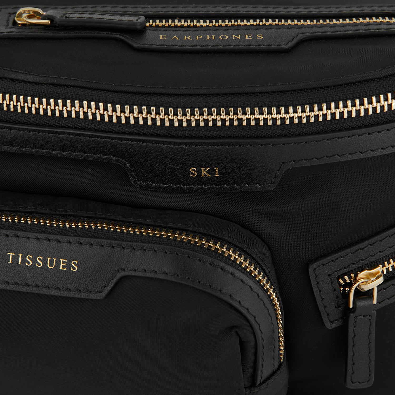 Ski Bum Bag -

                  
                    ECONYL® Regenerated Nylon in Black -
                  

                  Anya Hindmarch UK
