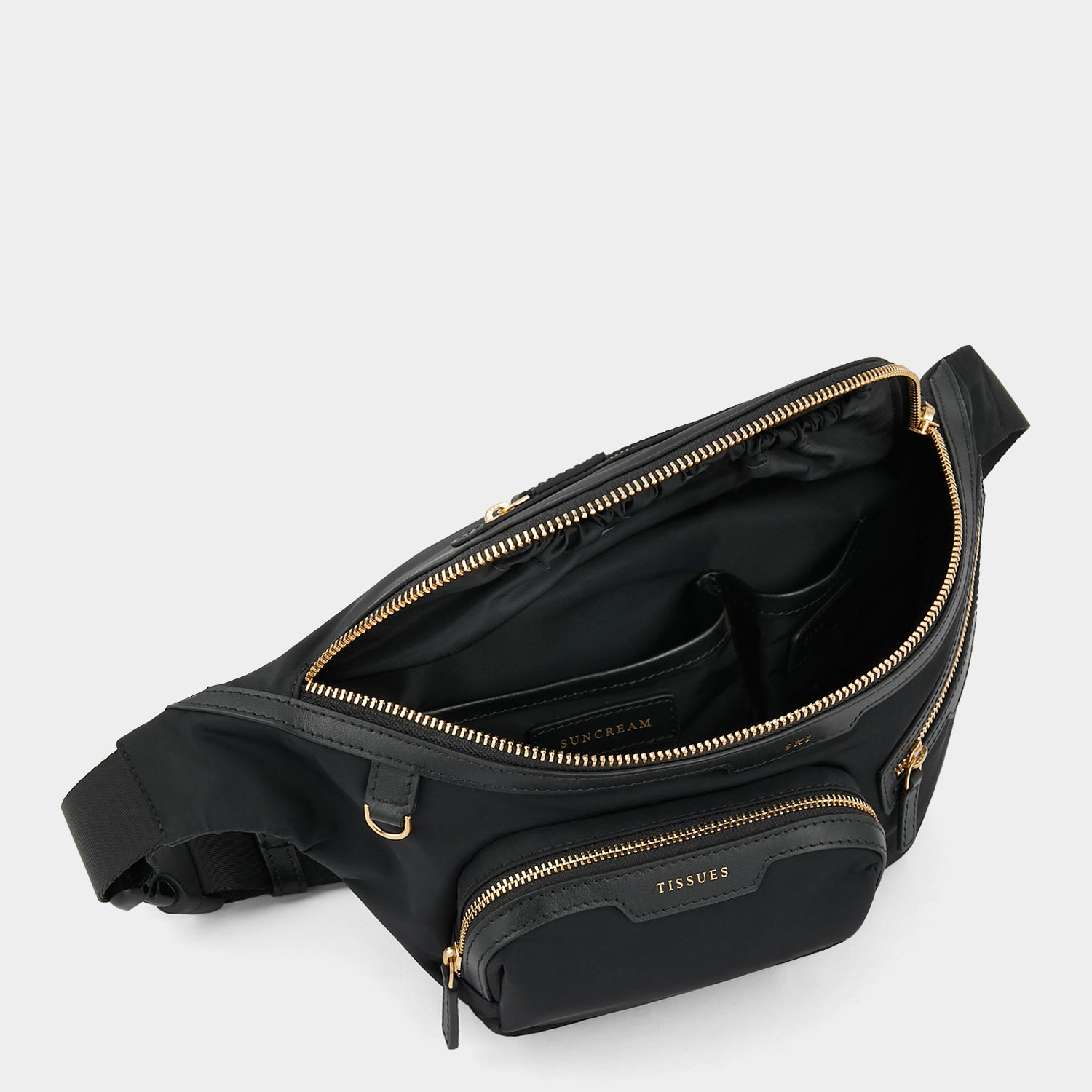 Ski Bum Bag -

                  
                    ECONYL® Regenerated Nylon in Black -
                  

                  Anya Hindmarch UK
