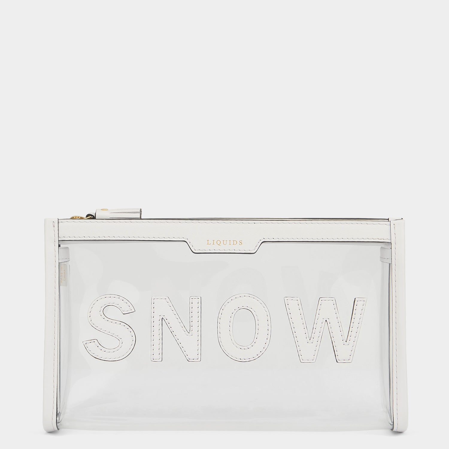 Snow Liquids Pouch -

                  
                    Capra in Clear/Chalk -
                  

                  Anya Hindmarch UK
