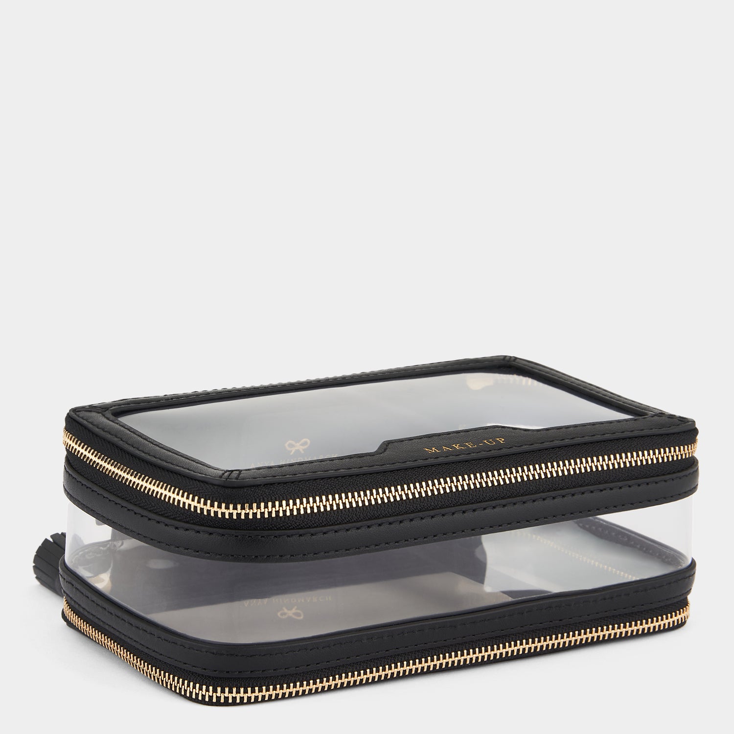 Make-Up Case -

                  
                    Calf Leather in Black -
                  

                  Anya Hindmarch UK

