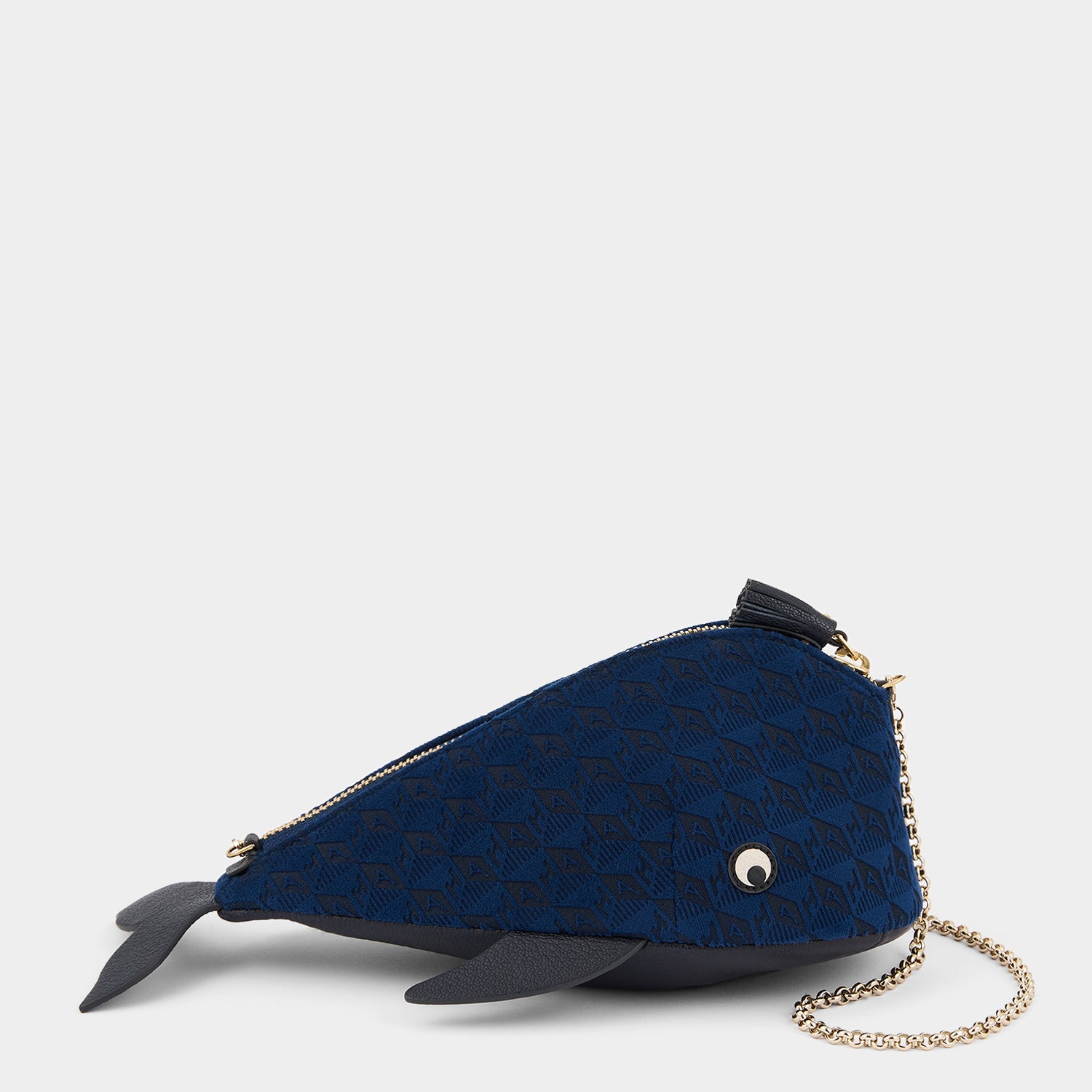Whale Velvet Cross-body -

                  
                    Velvet in Marine -
                  

                  Anya Hindmarch UK
