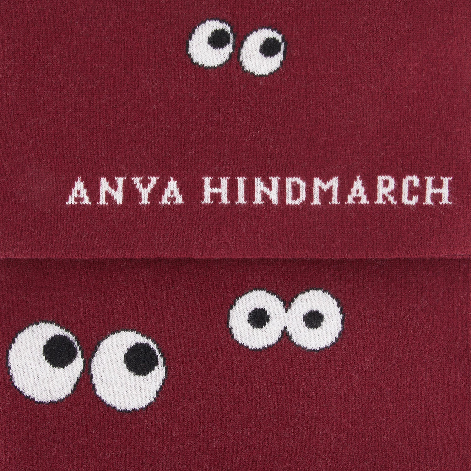 All Over Eyes Blanket -

                  
                    Lambswool in Medium Red -
                  

                  Anya Hindmarch UK
