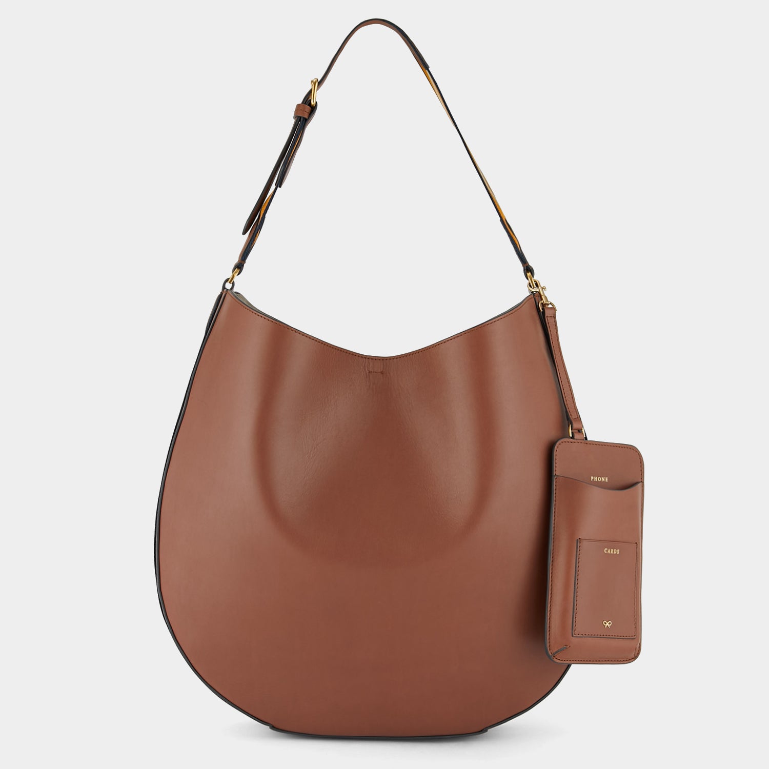 Nastro Hobo Bag -

                  
                    Flat Leather in Cedar -
                  

                  Anya Hindmarch UK
