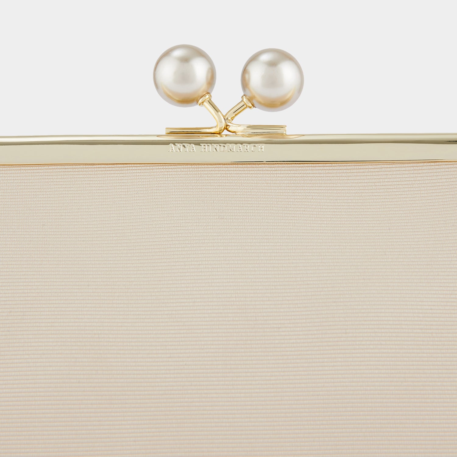 Maud Pearls Clutch -

                  
                    Grosgrain in Porcini -
                  

                  Anya Hindmarch UK
