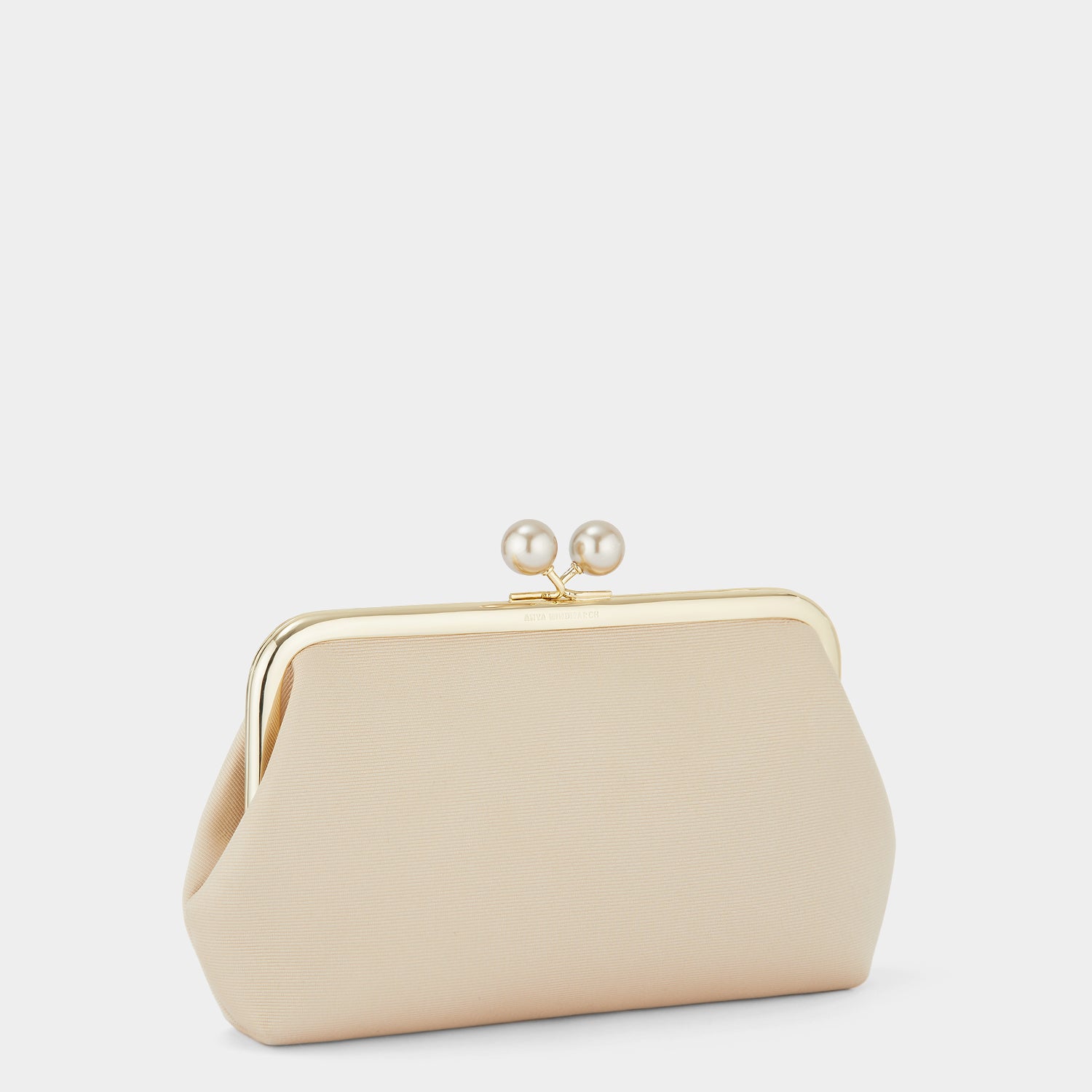Pearls Maud Clutch -

                  
                    Grosgrain in Porcini -
                  

                  Anya Hindmarch UK
