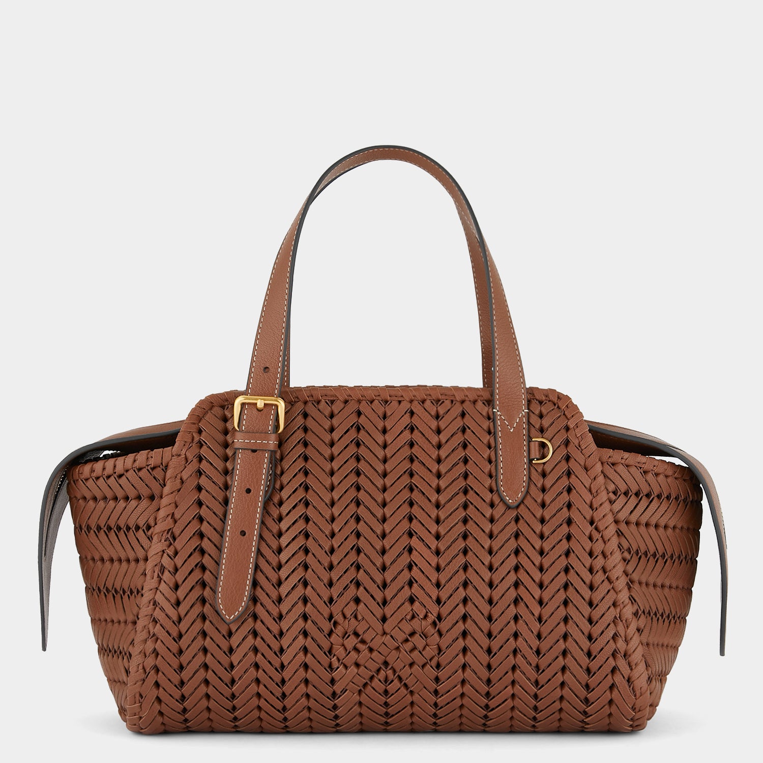 Neeson Zip Top Bag -

                  
                    Shiny Capra Leather in Cedar -
                  

                  Anya Hindmarch UK
