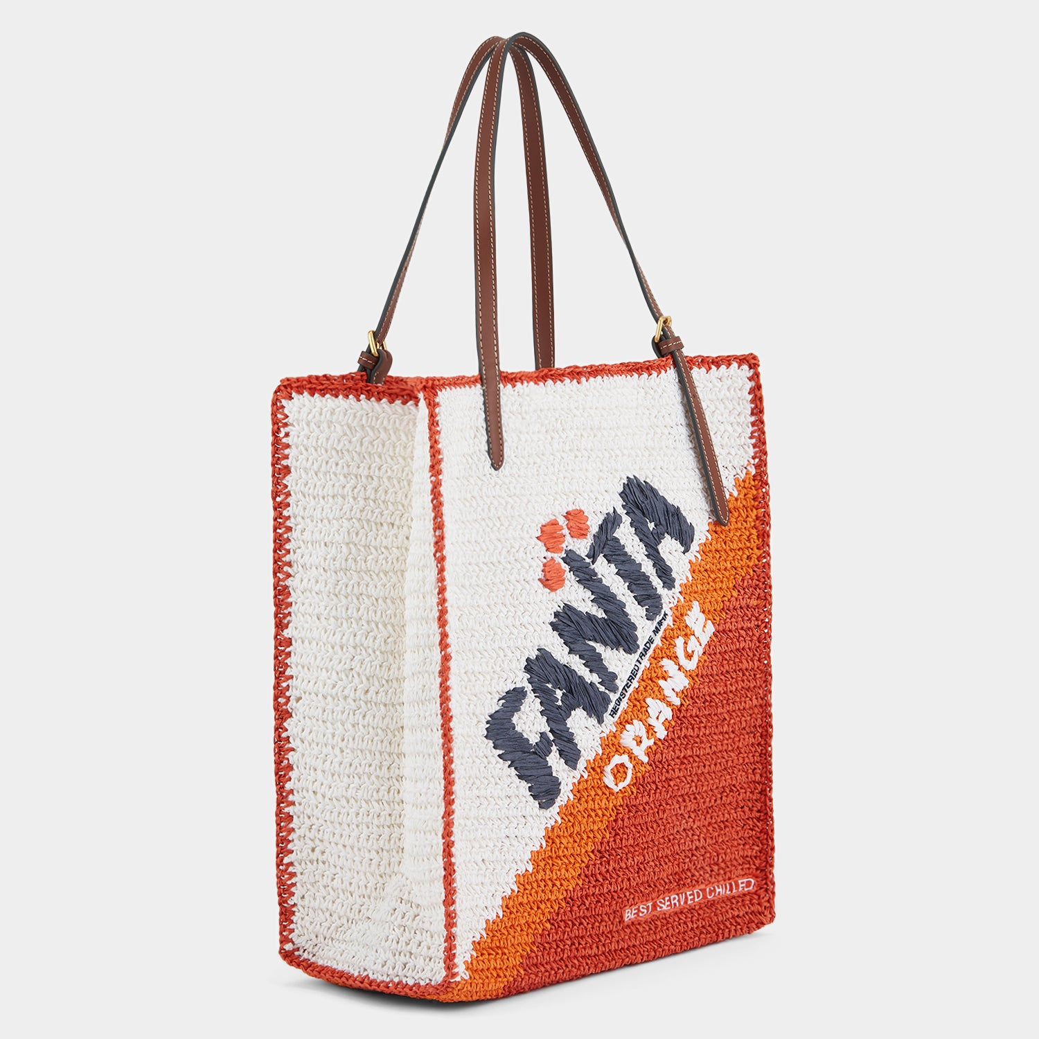 Anya Brands Fanta Tote -

                  
                    Woven Paper in Clementine -
                  

                  Anya Hindmarch UK
