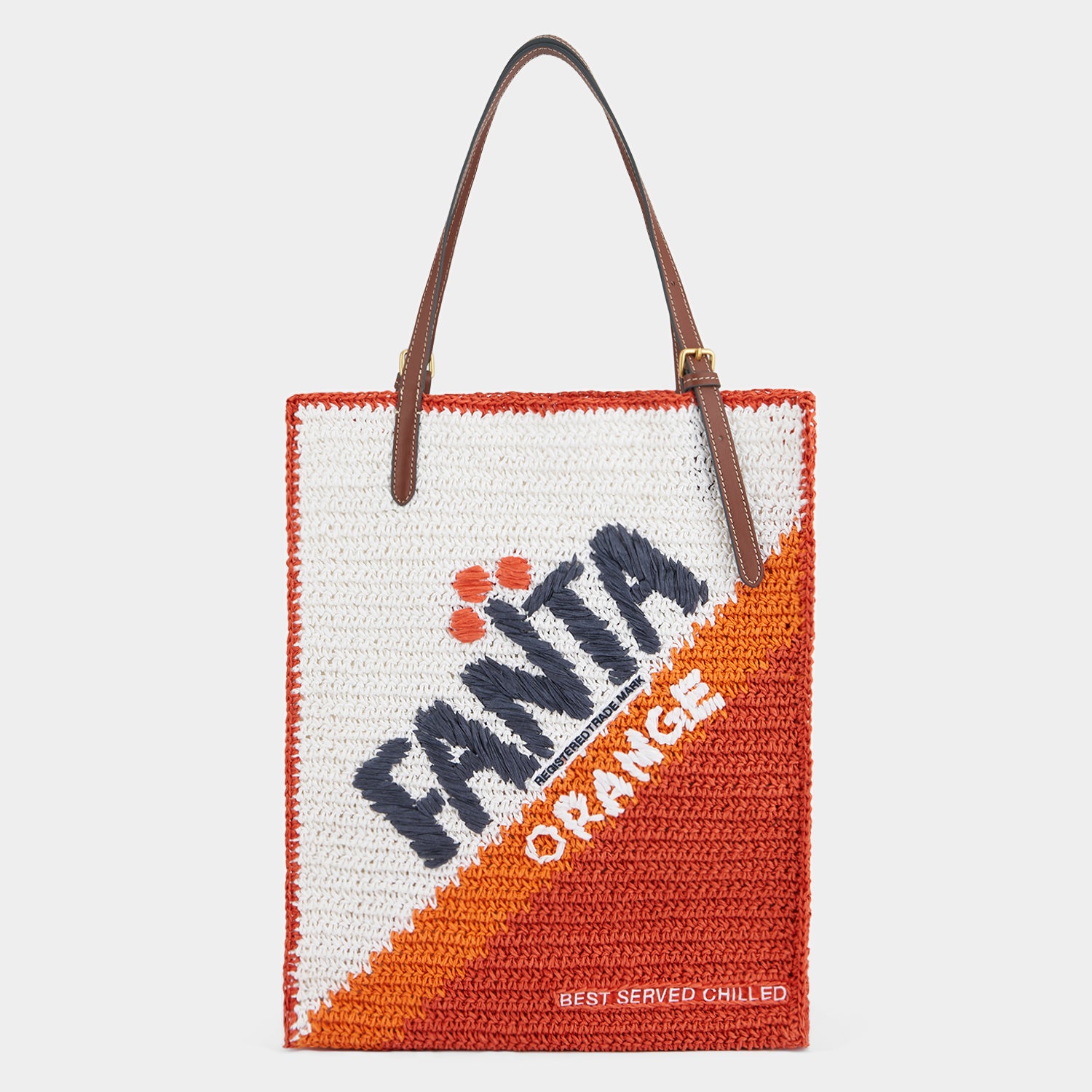 Anya Brands Fanta Tote -

                  
                    Woven Paper in Clementine -
                  

                  Anya Hindmarch UK

