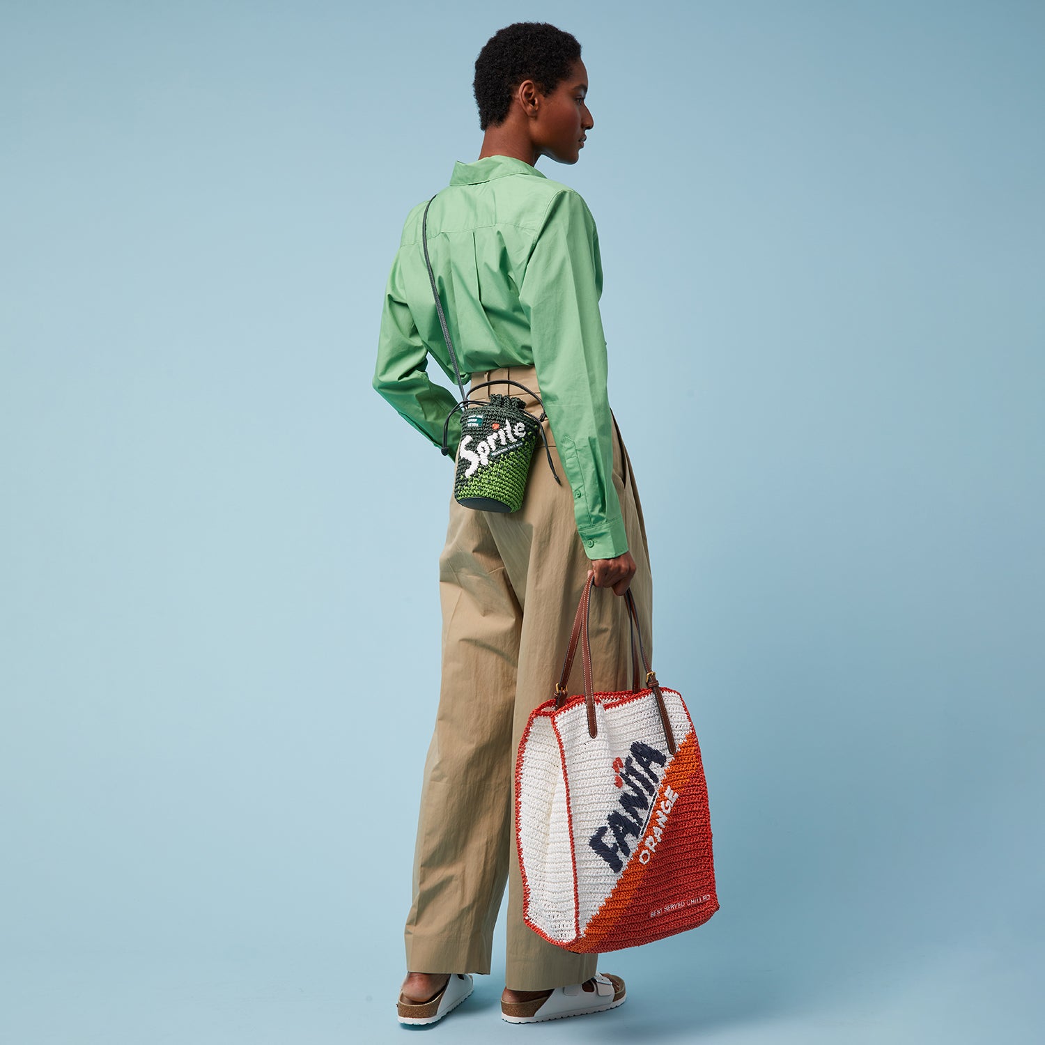 Anya Brands Fanta Tote -

                  
                    Woven Paper in Clementine -
                  

                  Anya Hindmarch UK
