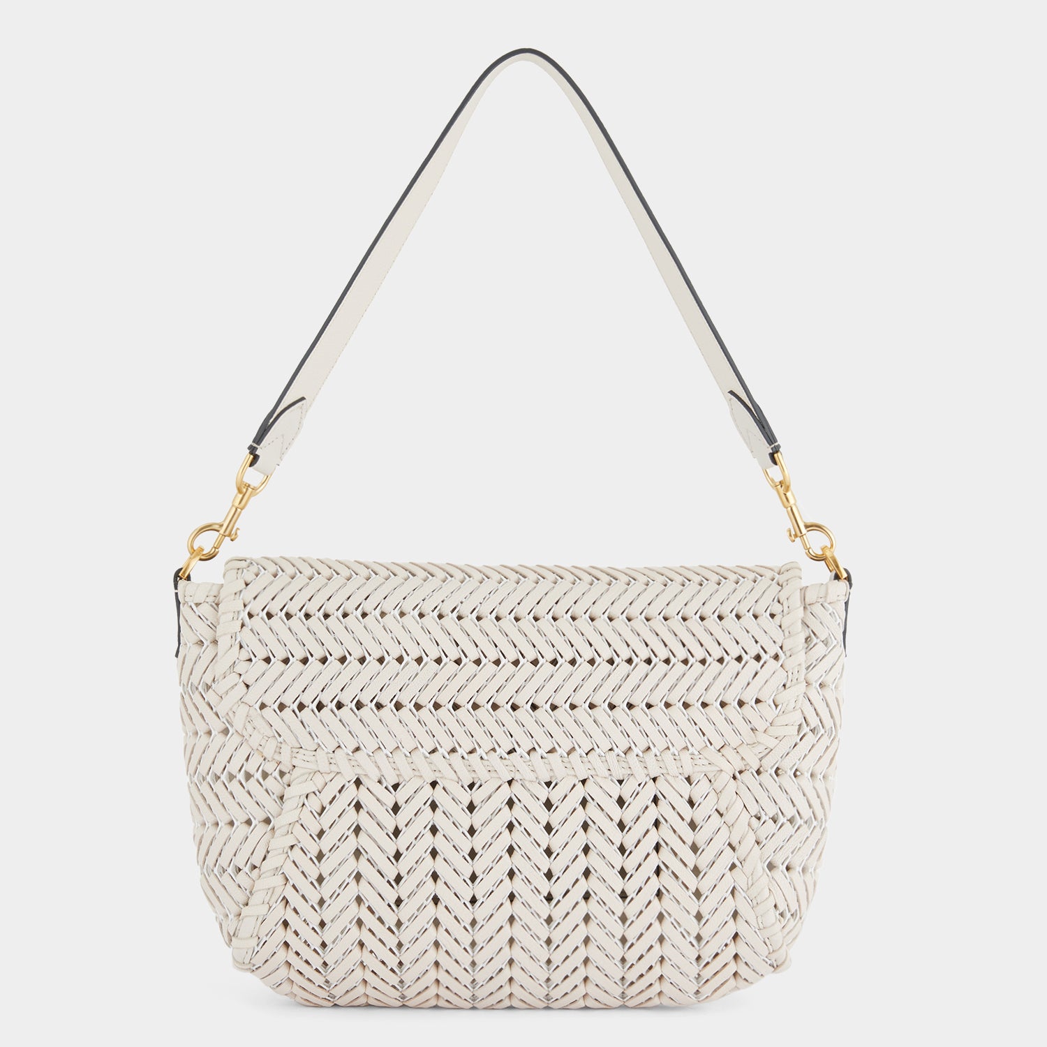 Neeson Tassel Shoulder Bag -

                  
                    Capra Leather in Chalk -
                  

                  Anya Hindmarch UK
