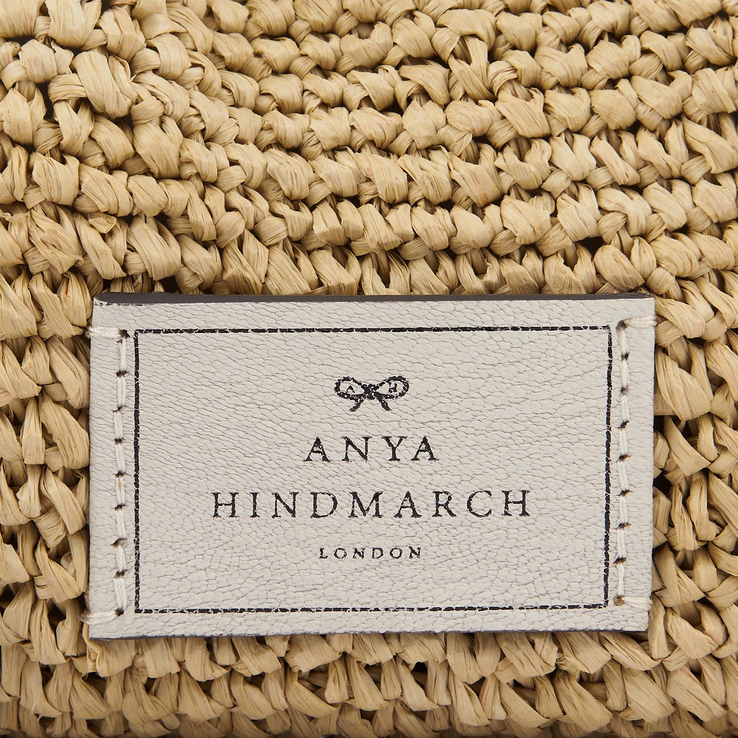 Raffia Drawstring Small Tote -

                  
                    Leather in Chalk -
                  

                  Anya Hindmarch UK

