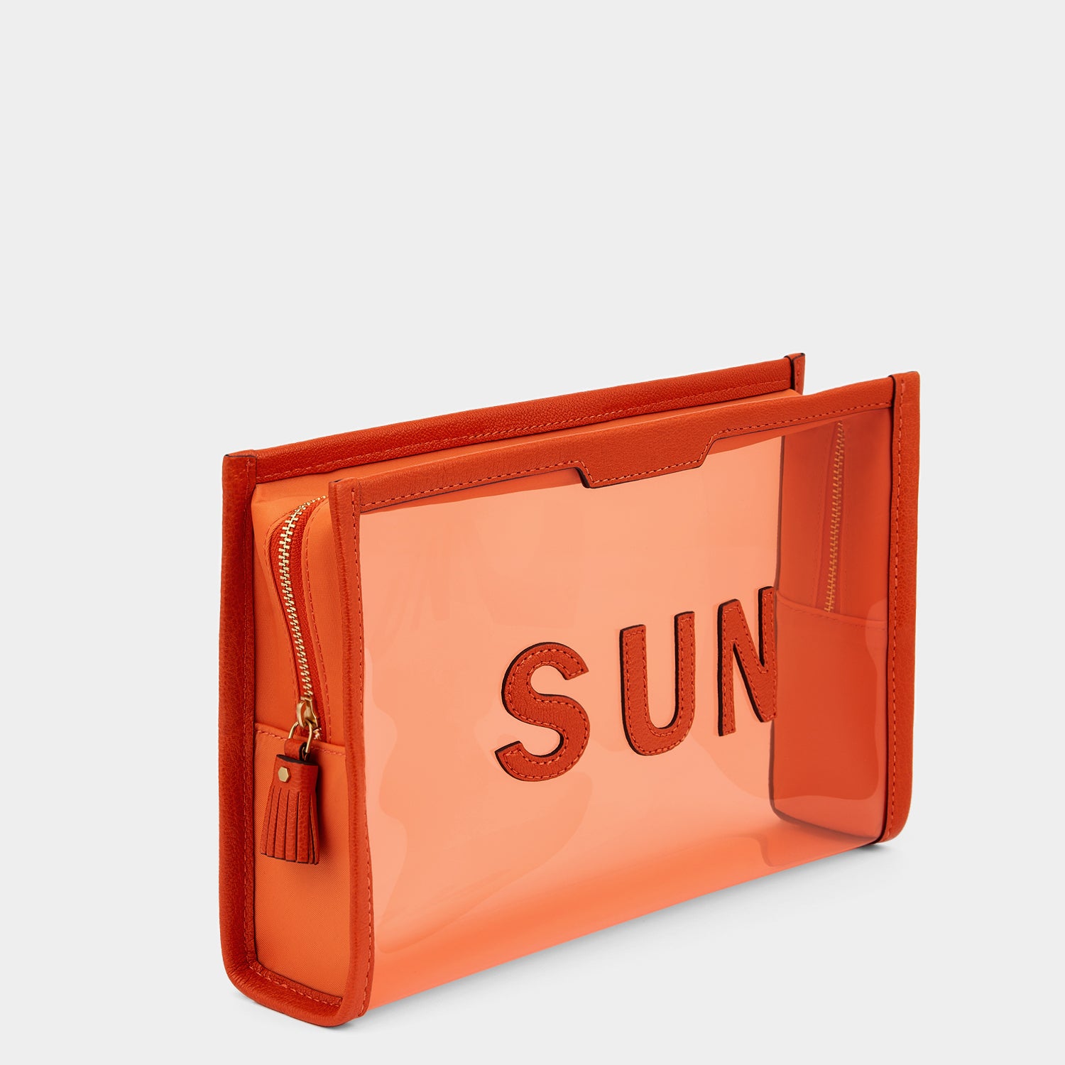 Sun Pouch -

                  
                    Capra in Clementine -
                  

                  Anya Hindmarch UK
