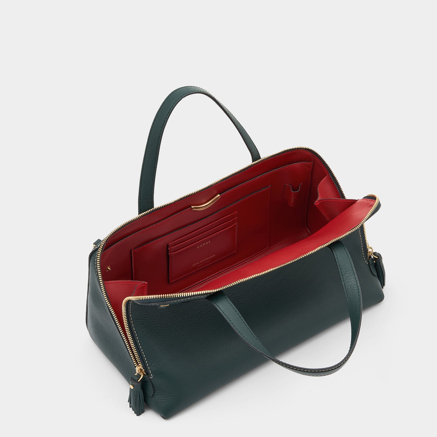 Wedge Cross-body -

                  
                    Calf Leather in Kelp -
                  

                  Anya Hindmarch UK
