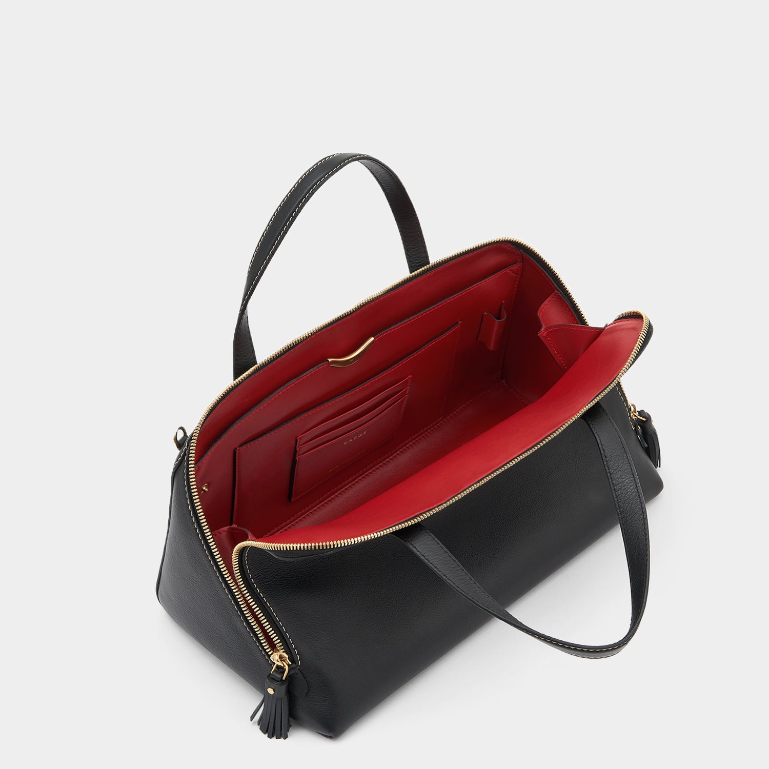 Wedge Cross-body -

                  
                    Calf Leather in Black -
                  

                  Anya Hindmarch UK
