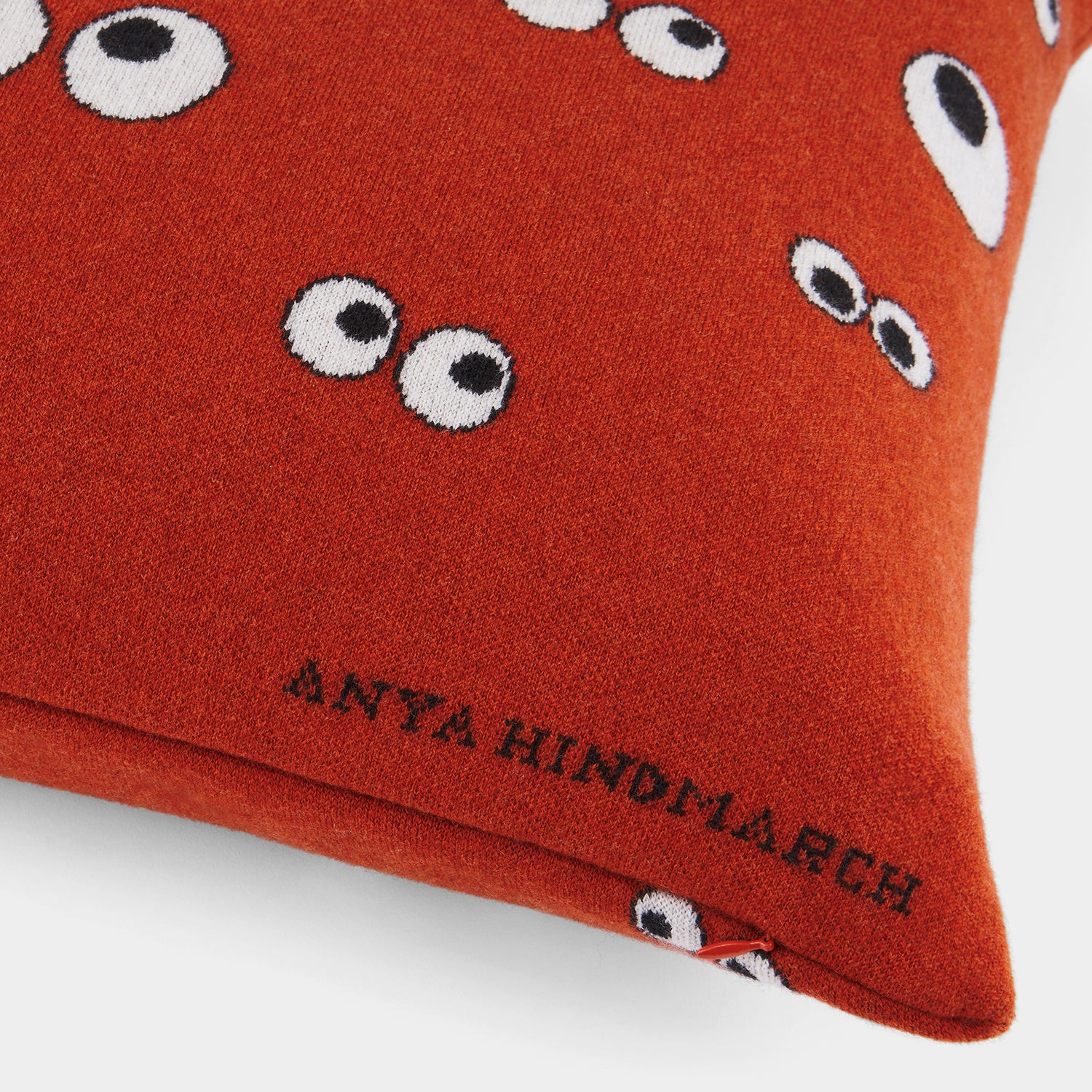 All Over Eyes Cushion -

                  
                    Lambswool in Dark Clementine -
                  

                  Anya Hindmarch UK
