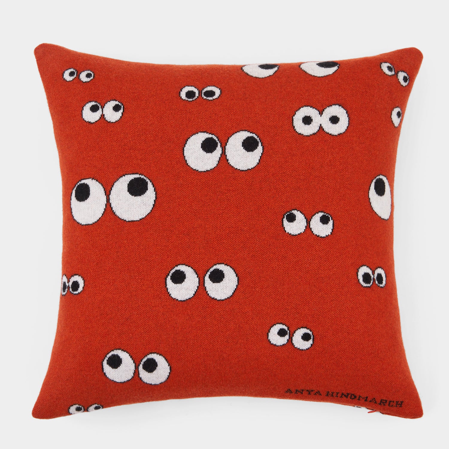 All Over Eyes Cushion -

                  
                    Lambswool in Dark Clementine -
                  

                  Anya Hindmarch UK
