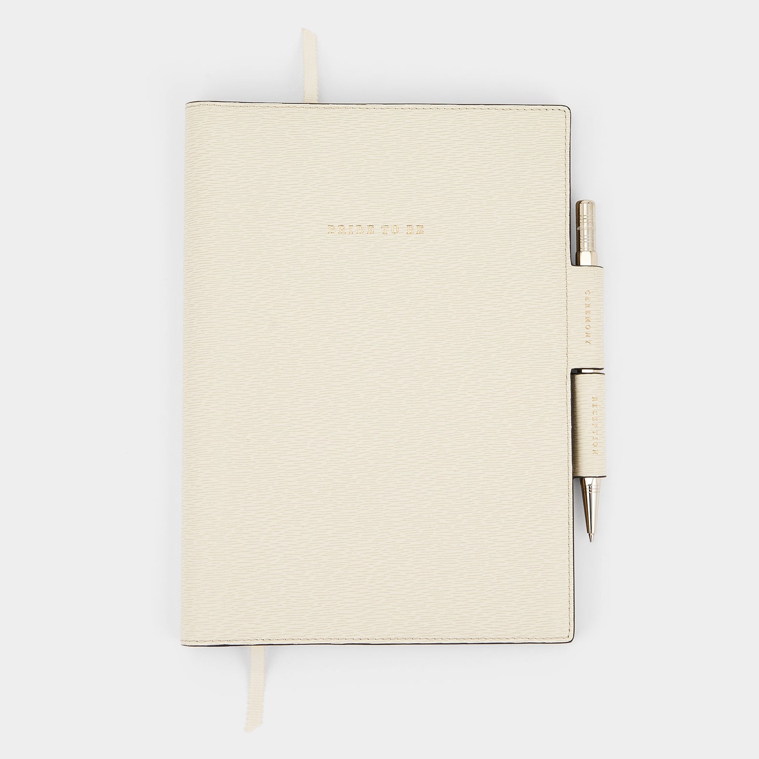Wedding A5 Two Way Journal -

          
            Capra Leather in Bone -
          

          Anya Hindmarch UK
