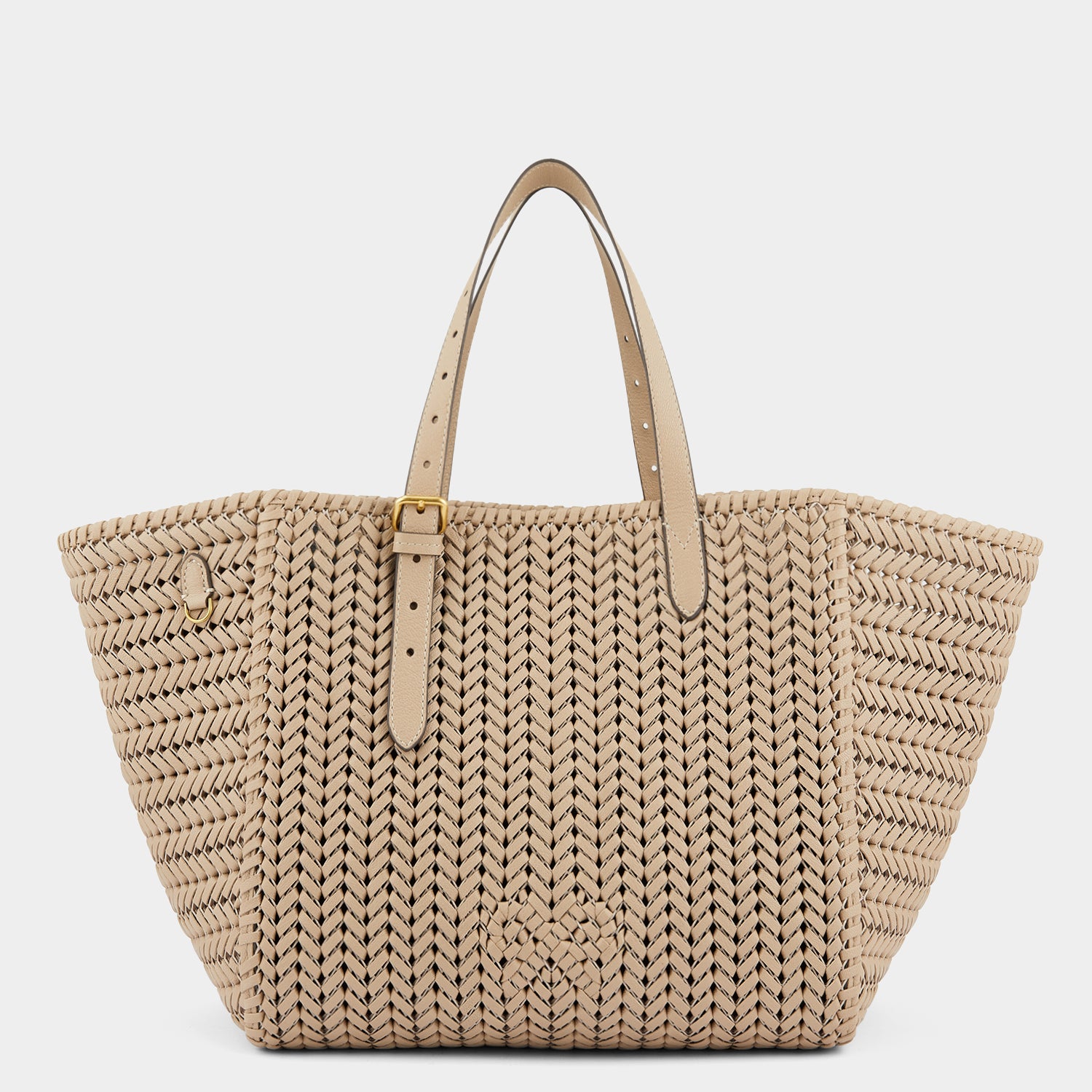 Neeson Square Tote -

                  
                    Capra Leather in Light Nude -
                  

                  Anya Hindmarch UK
